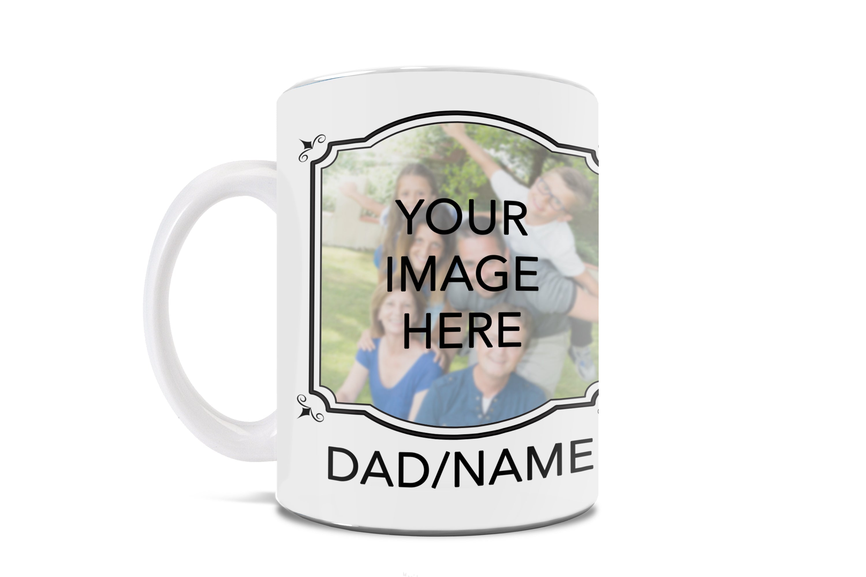 Family Collection (The Man, The Myth, The Legend - Personalized) White Ceramic Mug
