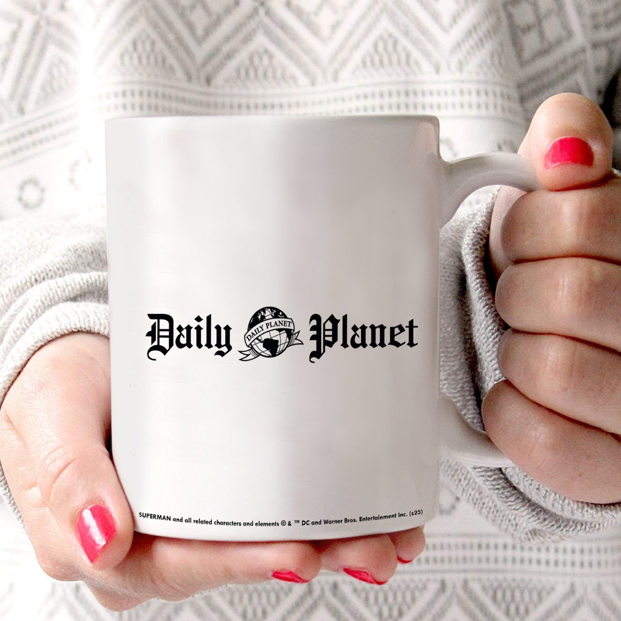 Superman (2025) (Daily Planet Press Pass – Personalized Name & Photo Upload) 11 oz White Ceramic Mug WMUGU1743