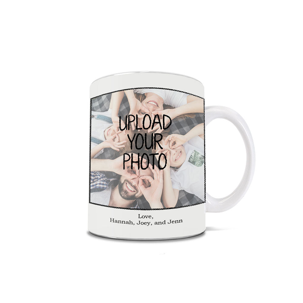 Trend Setters Original (Dada Daddy Dad Bruh) Personalized Photo Upload 11 oz White Ceramic Mug WMUGU1817
