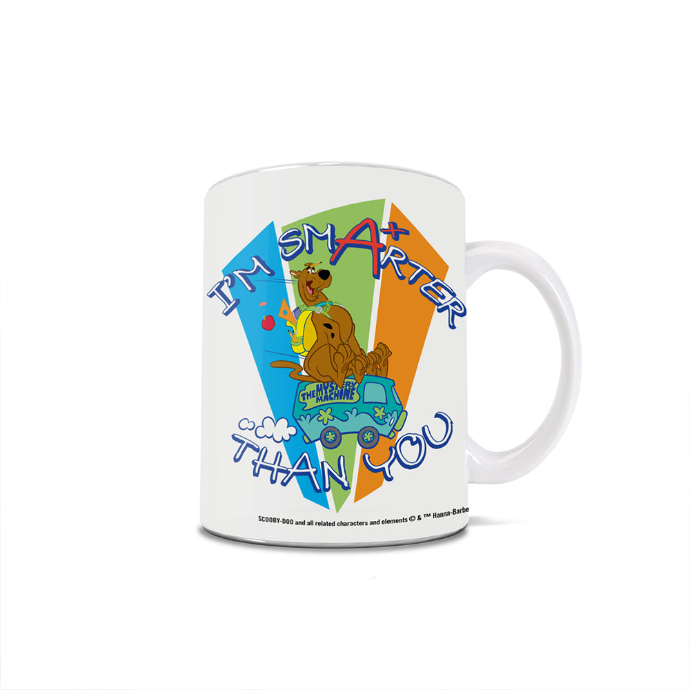 Scooby-Doo (I'm Smarter Than You) Personalized Photo Upload 11 oz White Ceramic Mug WMUGU1833
