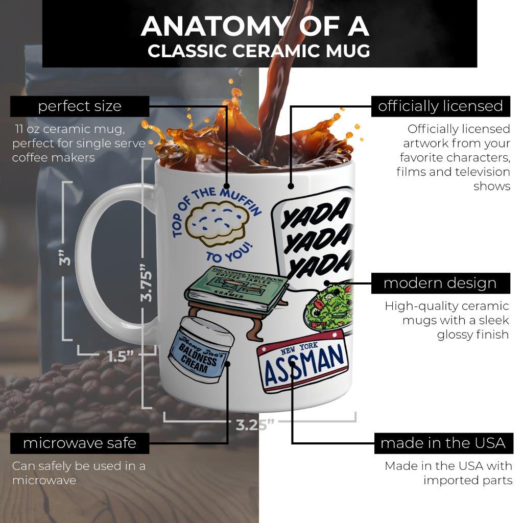 Seinfeld (Iconic Moments) 11 oz White Ceramic Mug WMUG1765