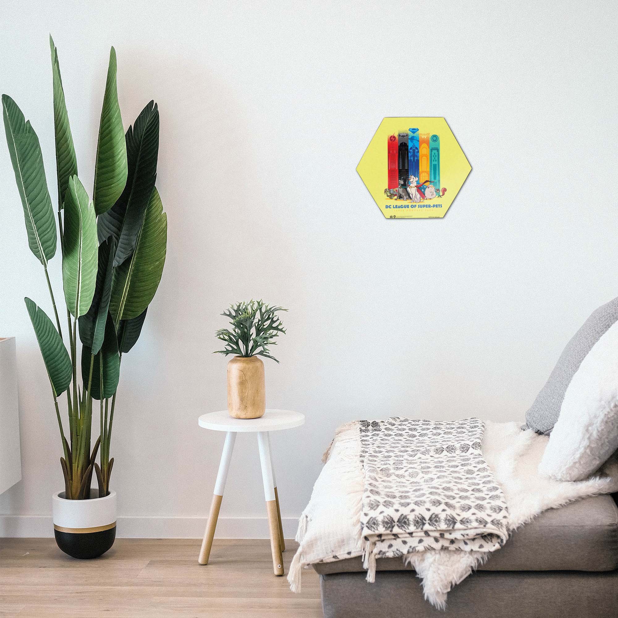 DC League of Super-Pets (DC League of Super Pets) KNEXAGON® Wood Print WPHEX0119