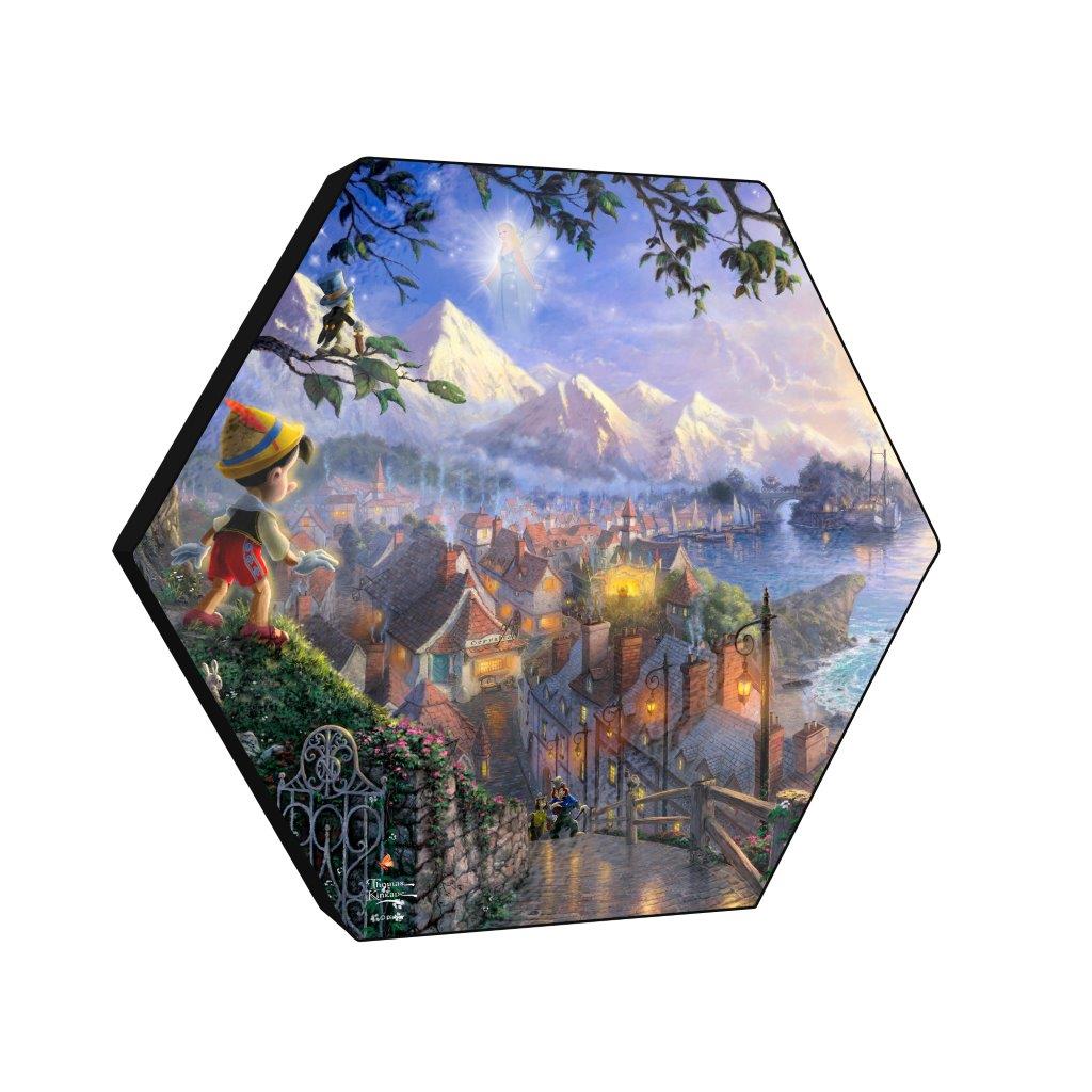 Disney (Pinnocchio Wishes) KNEXAGON® Wood Print WPHEX0161