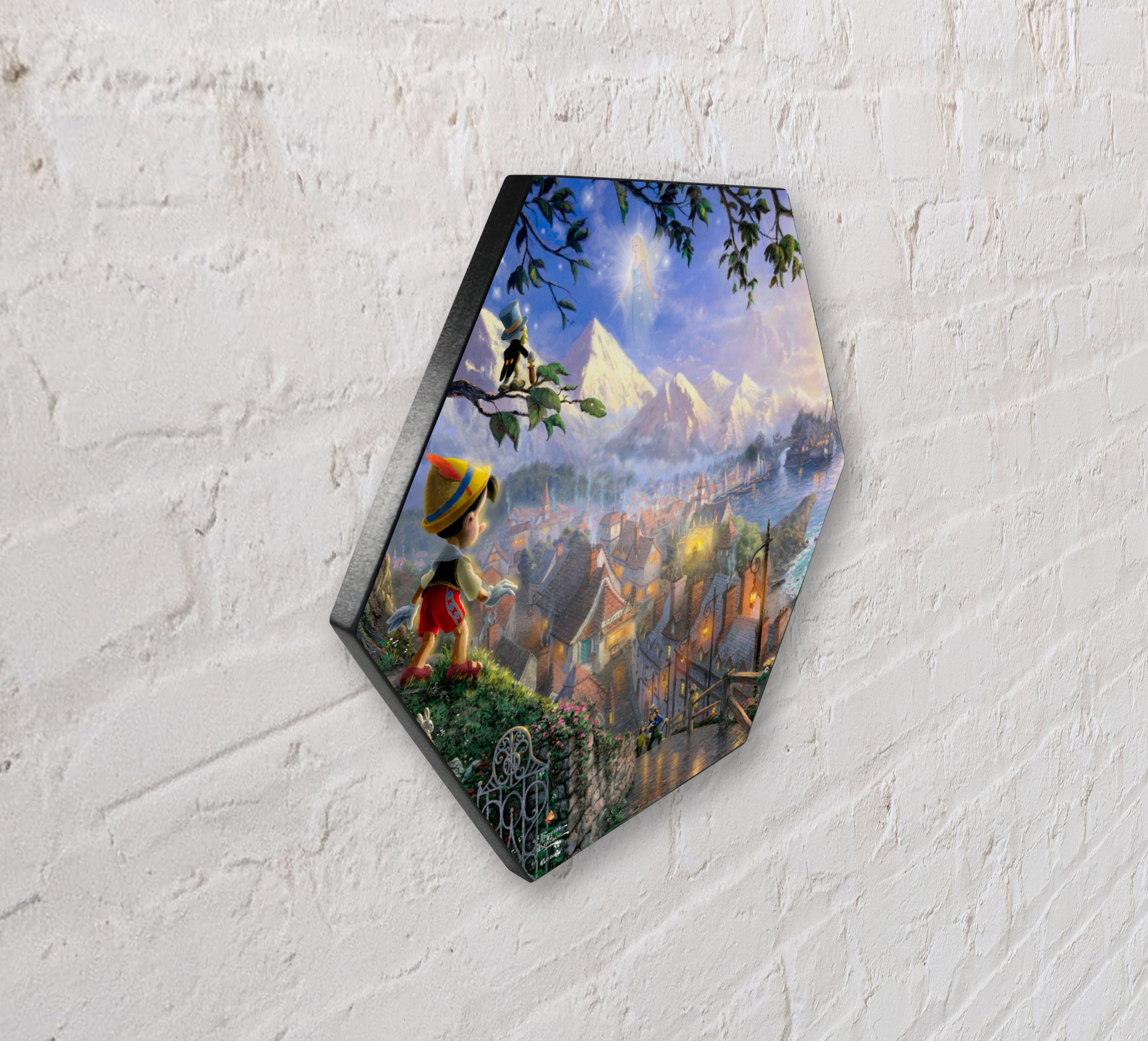 Disney (Pinnocchio Wishes) KNEXAGON® Wood Print WPHEX0161