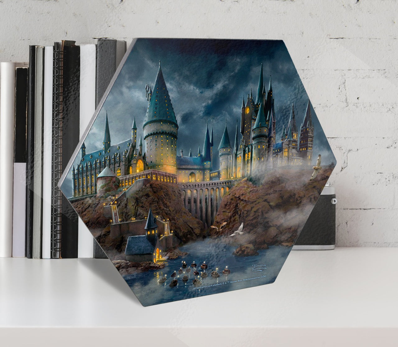 Harry Potter™ Thomas Kinkade Studios (Hogwarts Castle) KNEXAGON® Wall Art WPHEX0172