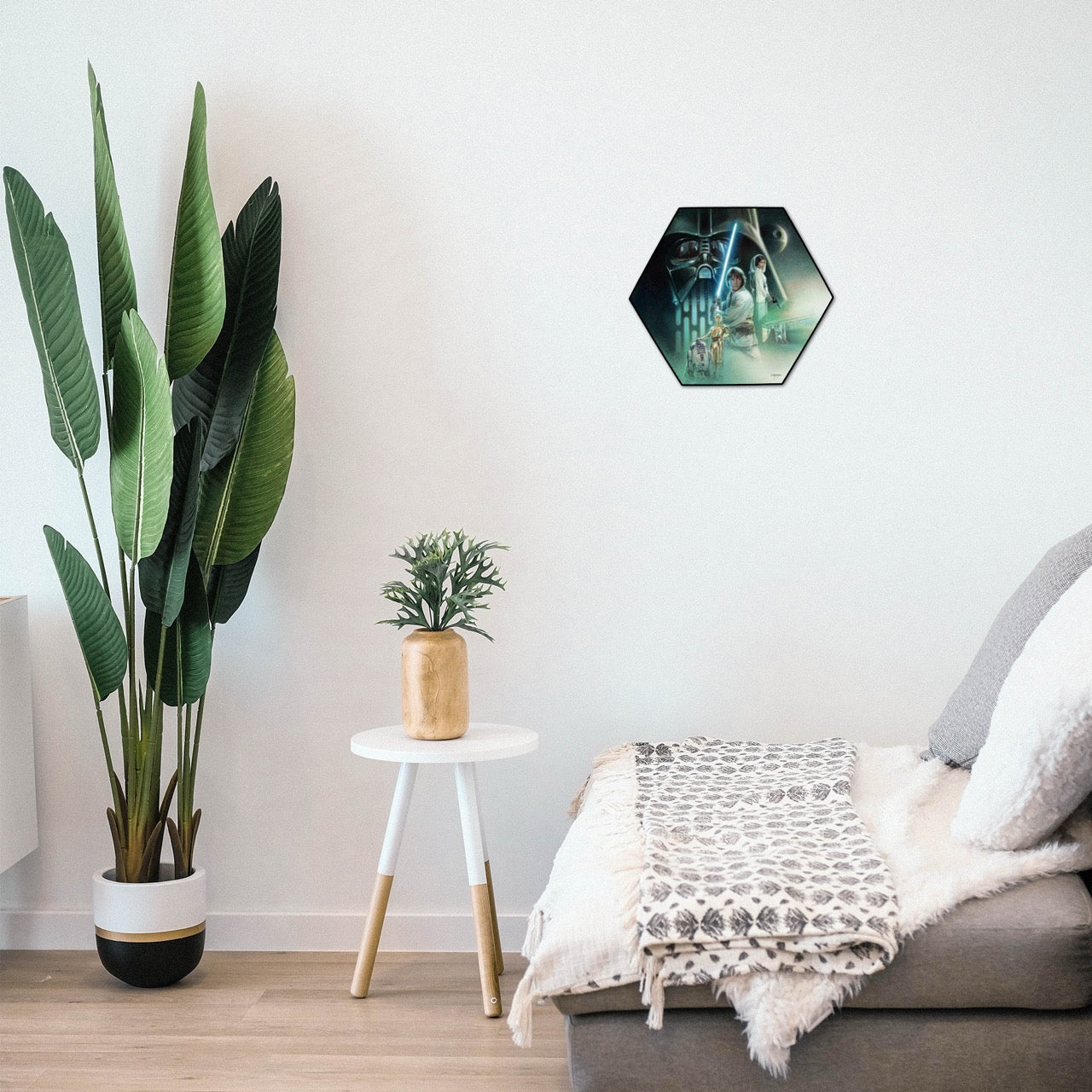 Star Wars (The Rebels Path by Brian Rood) KNEXAGON™ Wood Print WPHEX0832