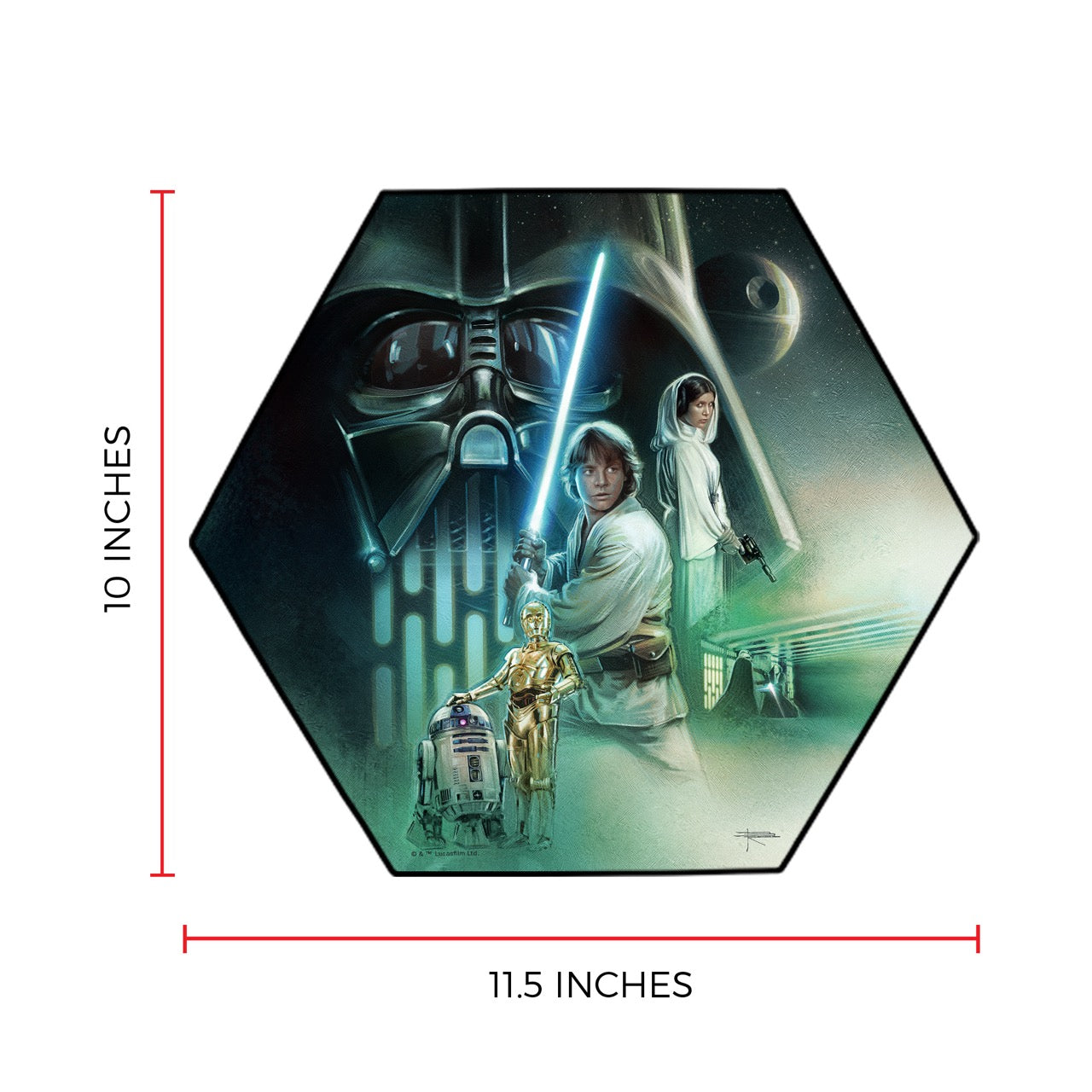 Star Wars (The Rebels Path by Brian Rood) KNEXAGON™ Wood Print WPHEX0832