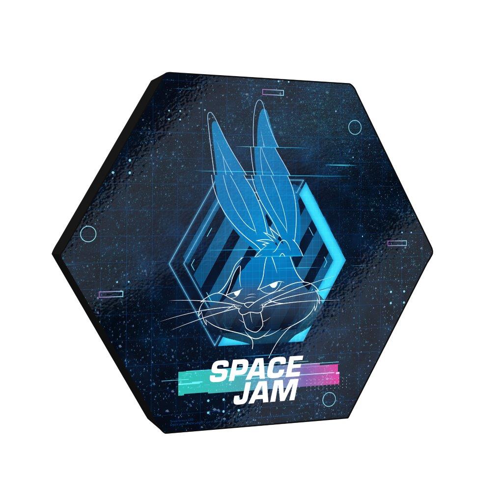 Space Jam: A New Legacy (Tune Squad- Bugs Bunny) KNEXAGON® Wood Print WPHEX1146SJTS