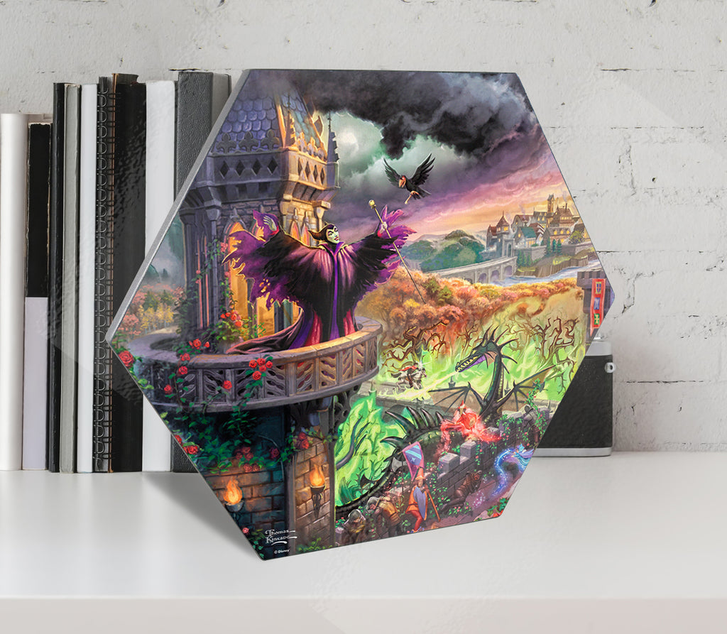 Disney (Maleficent) KNEXAGON® Wood Print WPHEX1536