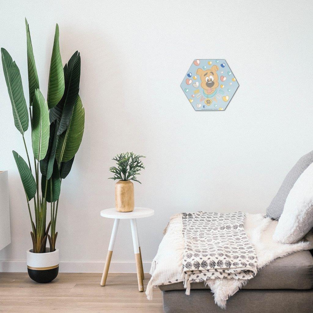 Scooby-Doo (Ruv You) KNEXAGON® Wood Print WPHEX1622