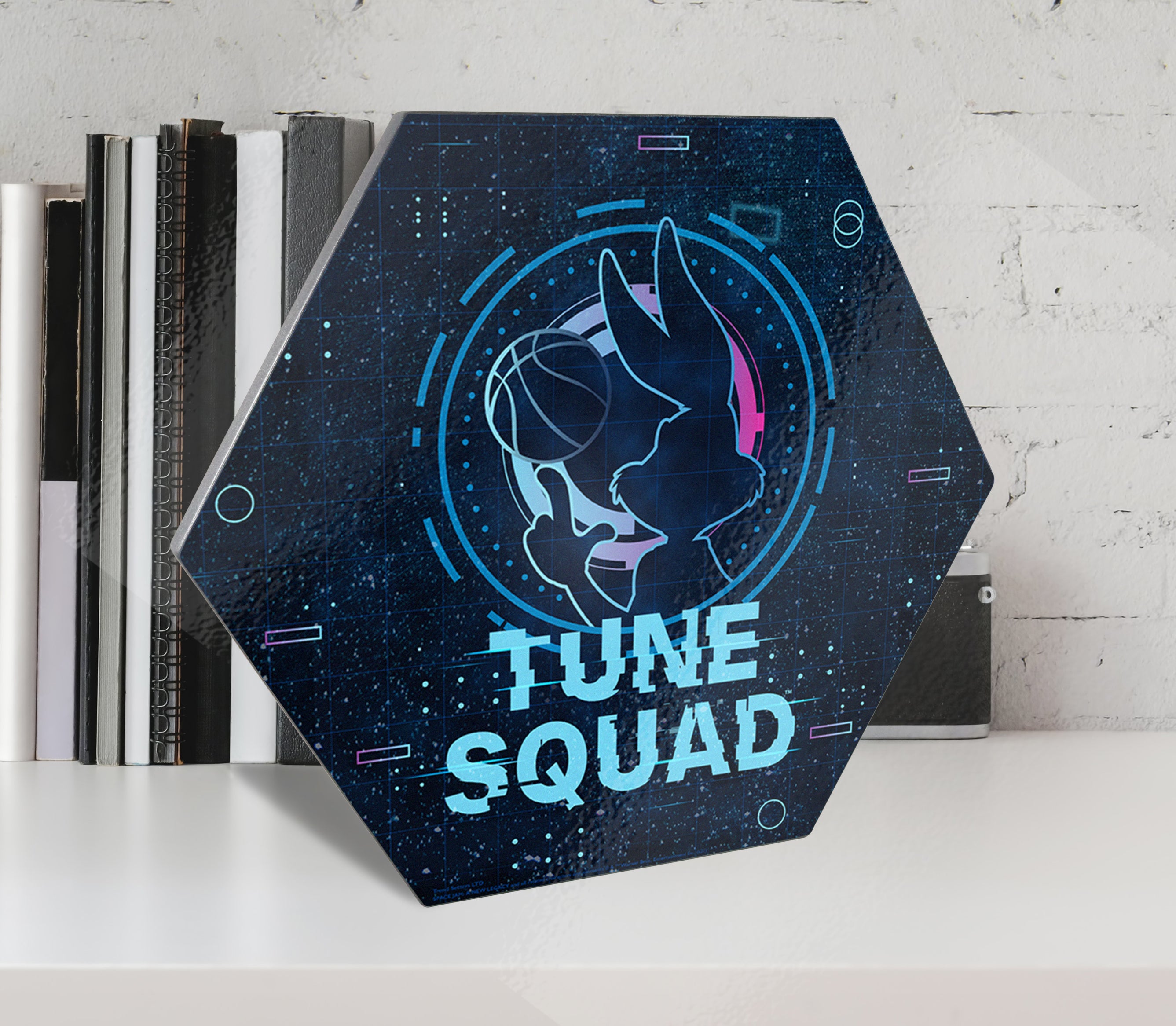 Space Jam: A New Legacy (Tune Squad) KNEXAGON® Wood Print WPHEX1758SJTS
