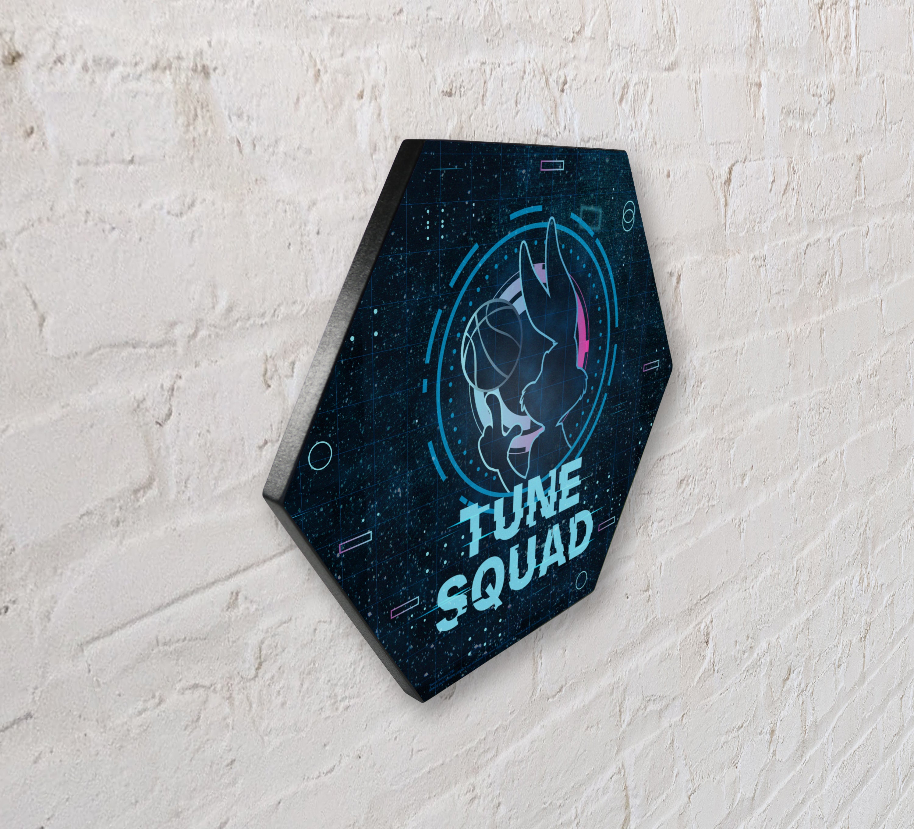 Space Jam: A New Legacy (Tune Squad) KNEXAGON® Wood Print WPHEX1758SJTS