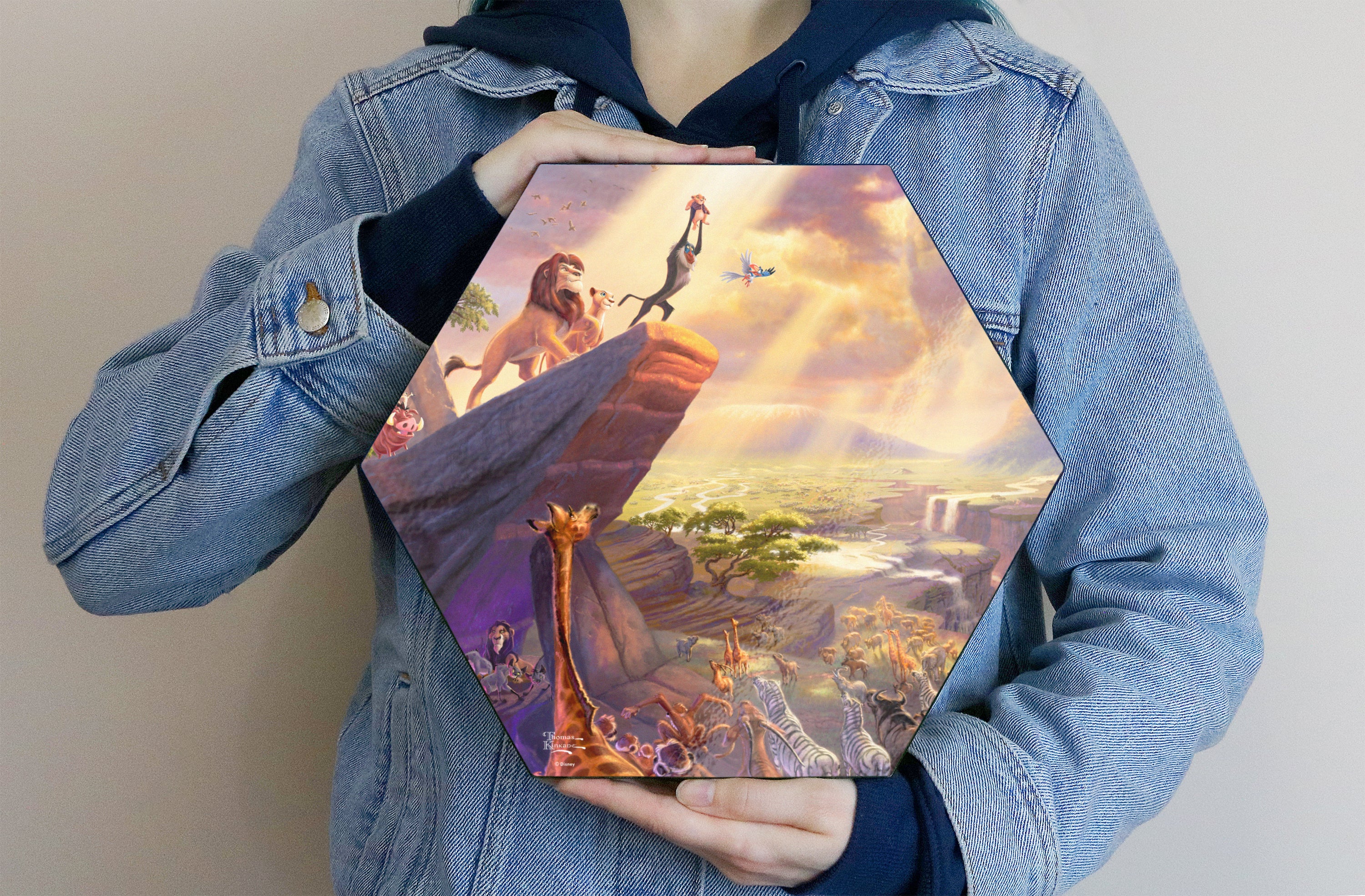 Disney (The Lion King) KNEXAGON® Wood Print WPHEX1972