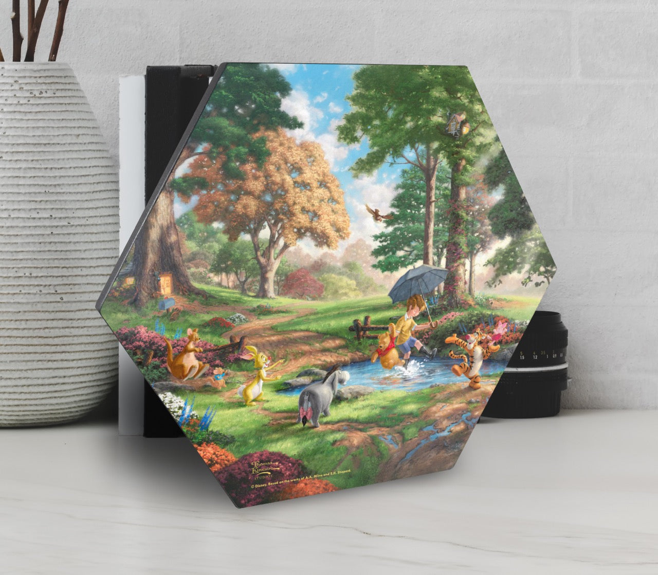 Disney (Winnie The Pooh) KNEXAGON™ Wood Print WPHEX2303