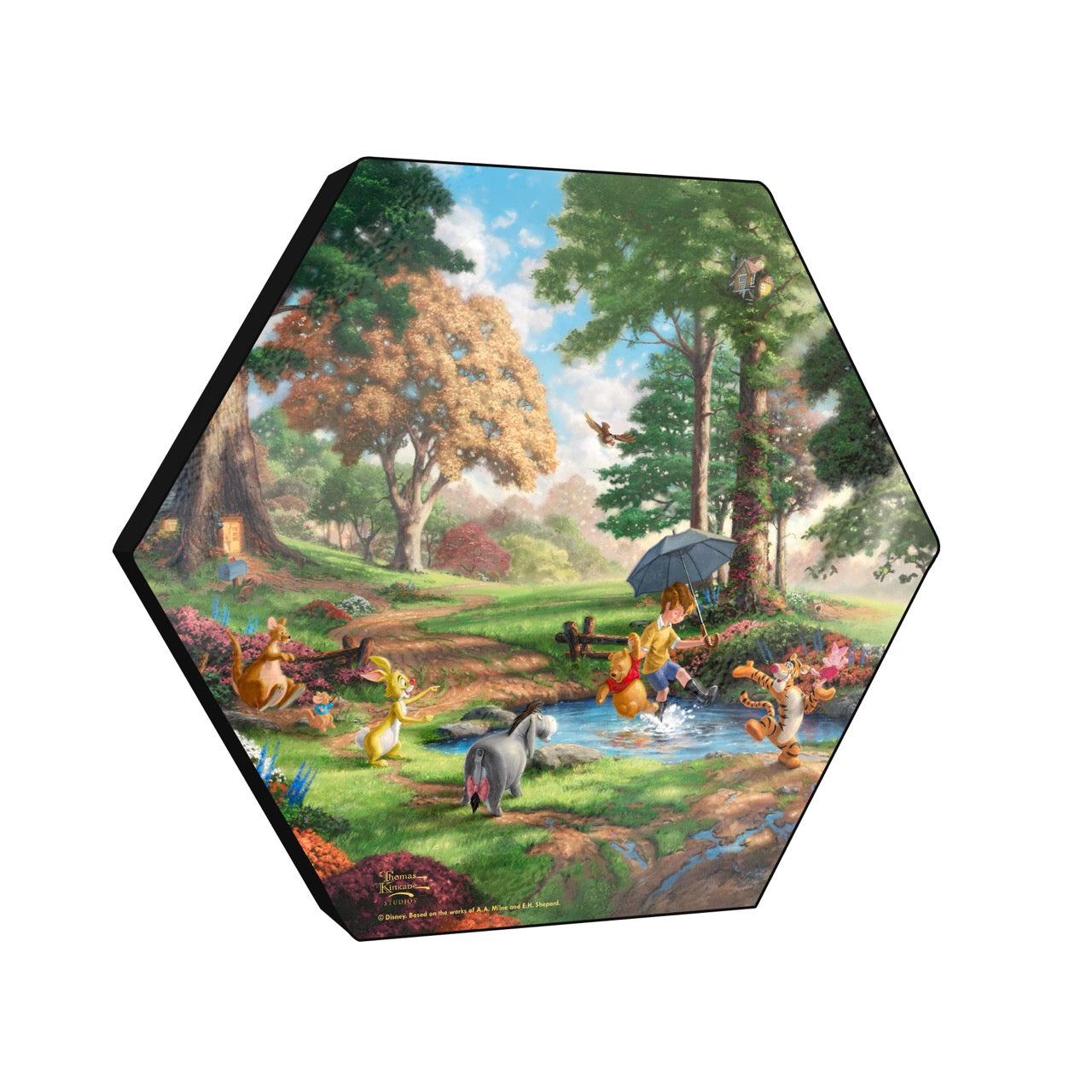 Disney (Winnie The Pooh) KNEXAGON™ Wood Print WPHEX2303