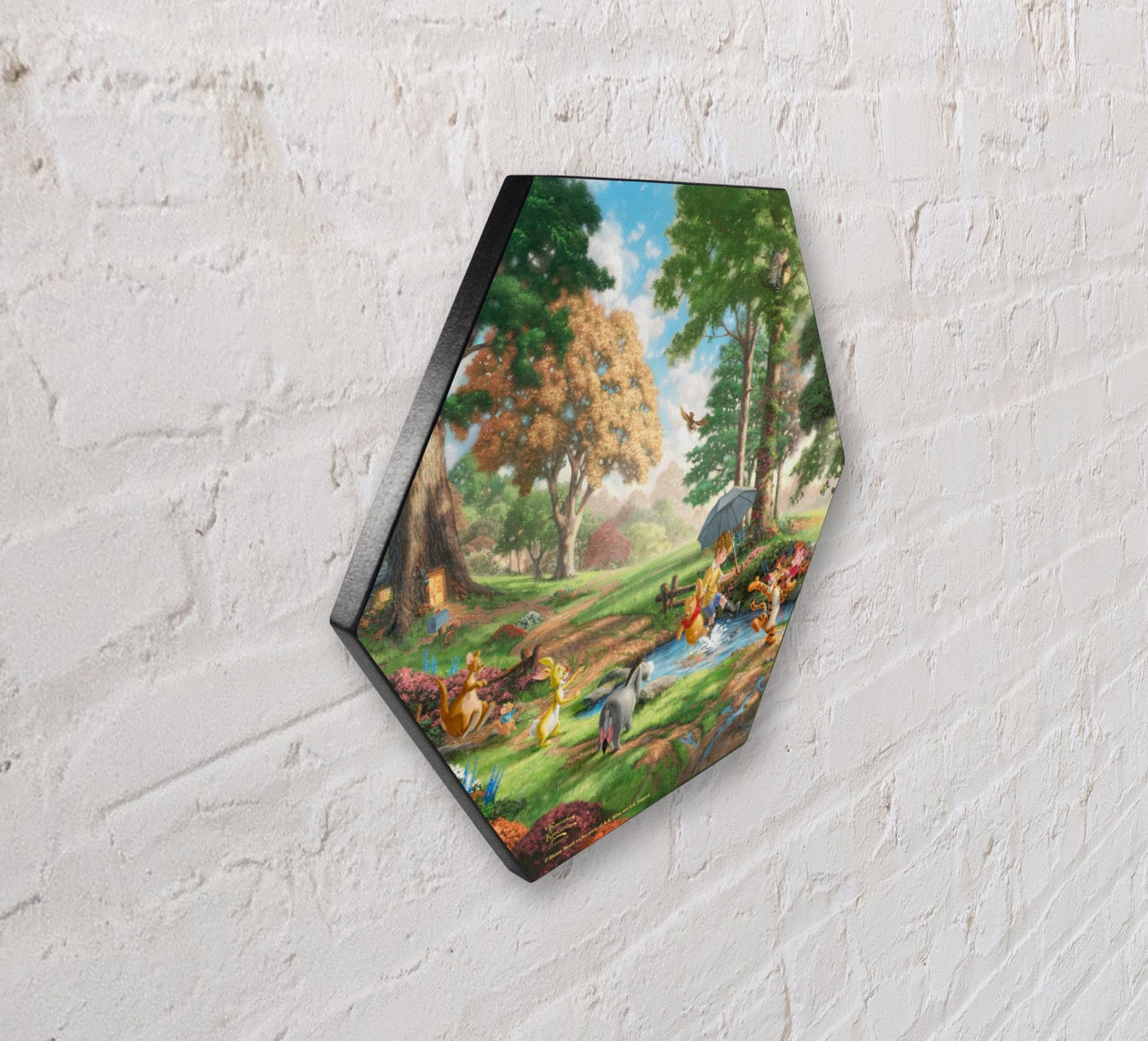 Disney (Winnie The Pooh) KNEXAGON™ Wood Print WPHEX2303