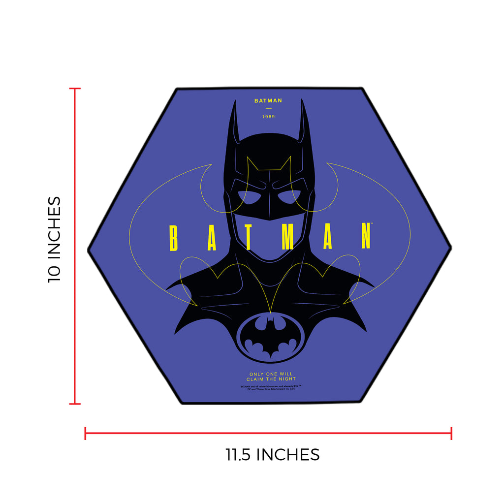 Batman 85th Anniversary (Batman 1989) KNEXAGON Wood Print WPHEX2576