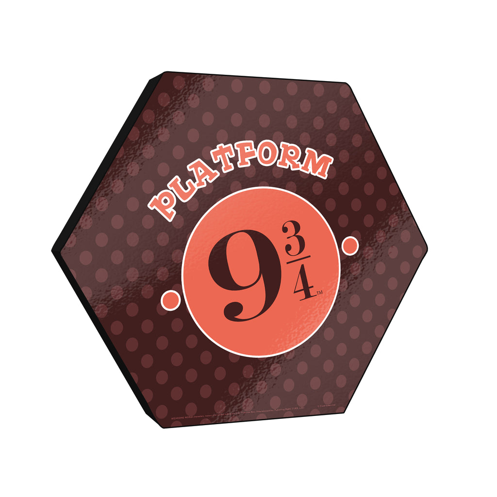 Harry Potter (Platform 9 ¾) KNEXAGON® Wood Print WPHEX3461HPCH