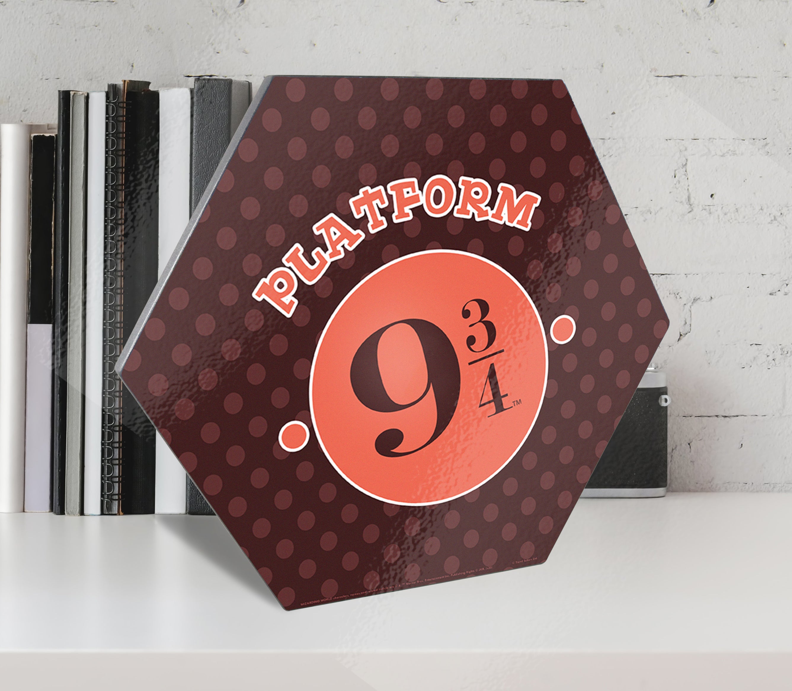 Harry Potter (Platform 9 ¾) KNEXAGON® Wood Print WPHEX3461HPCH
