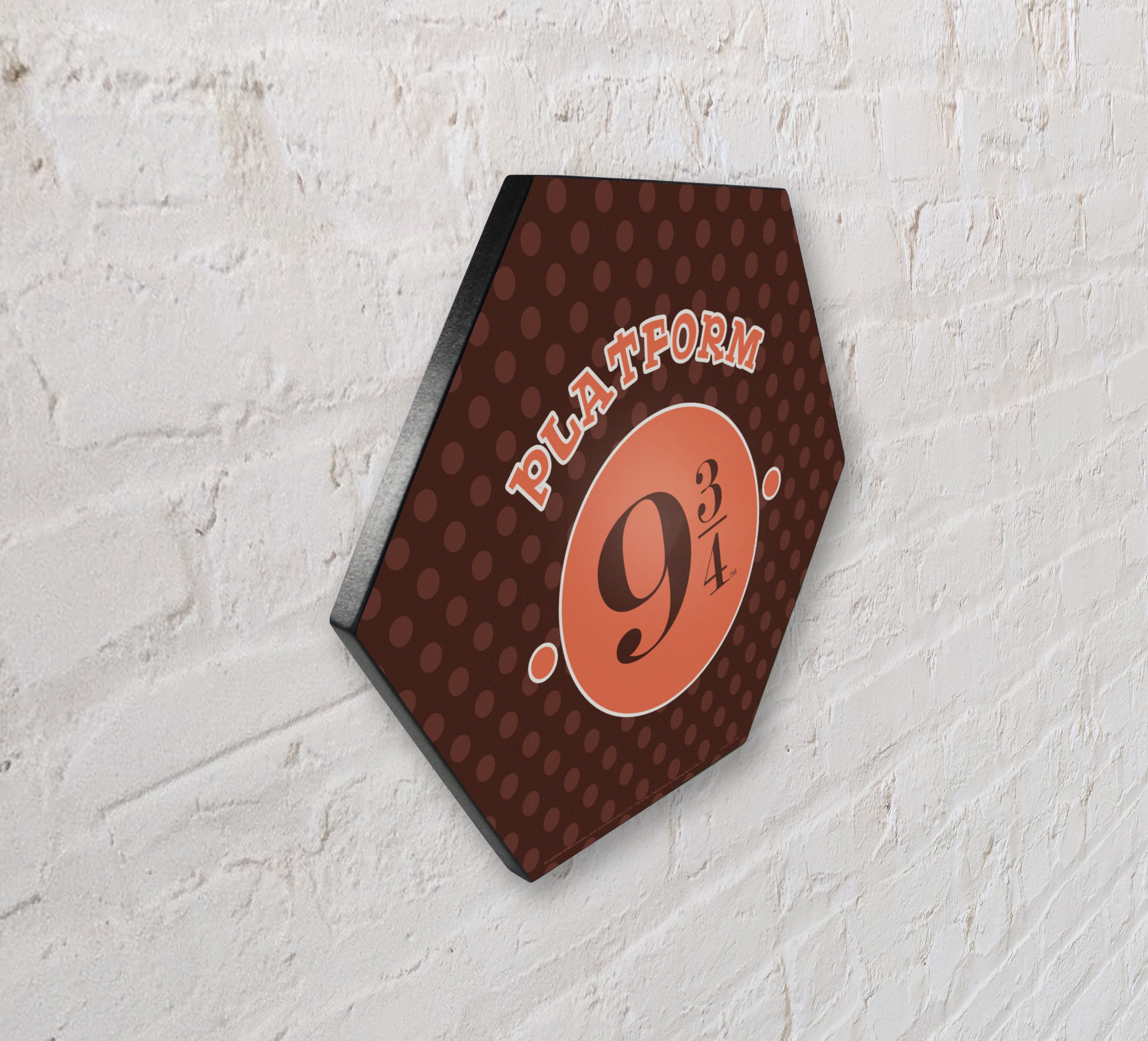 Harry Potter (Platform 9 ¾) KNEXAGON® Wood Print WPHEX3461HPCH