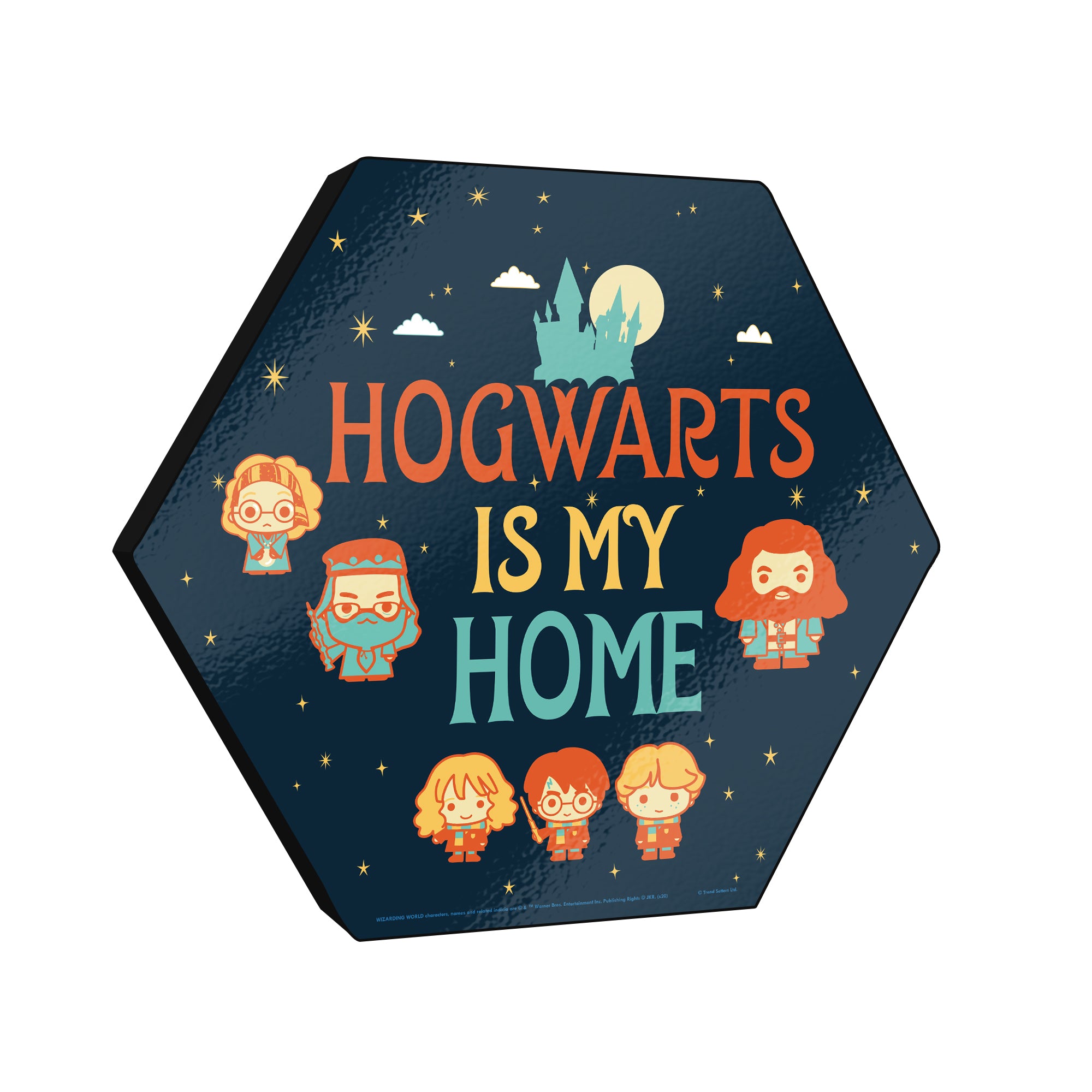 Harry Potter (Hogwarts Is My Home) KNEXAGON® Wood Print WPHEX3605HPCH