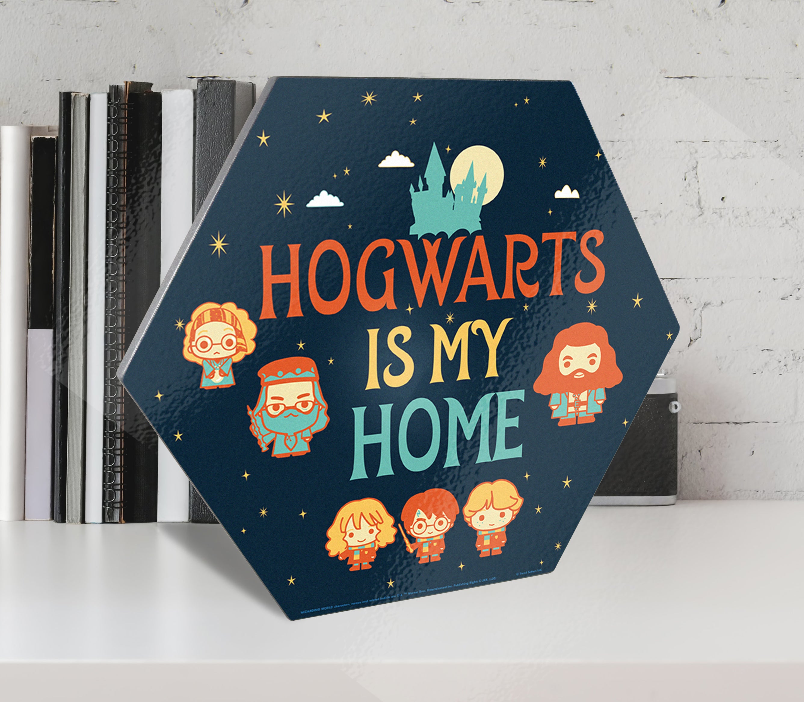 Harry Potter (Hogwarts Is My Home) KNEXAGON® Wood Print WPHEX3605HPCH