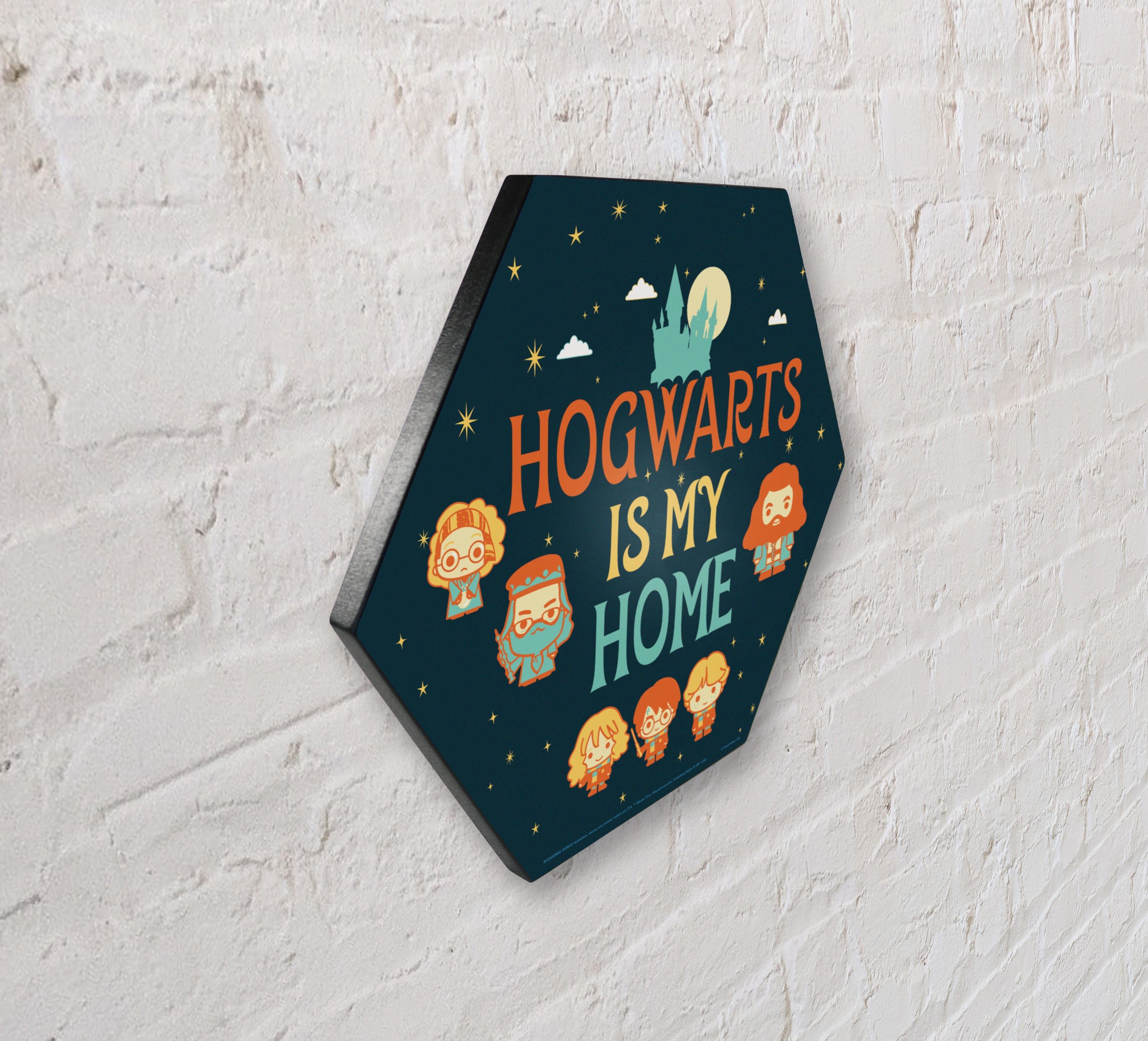 Harry Potter (Hogwarts Is My Home) KNEXAGON® Wood Print WPHEX3605HPCH