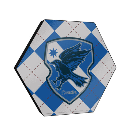 Harry Potter (Ravenclaw Plaid) KNEXAGON® Wood Print  WPHEX4115HPHS