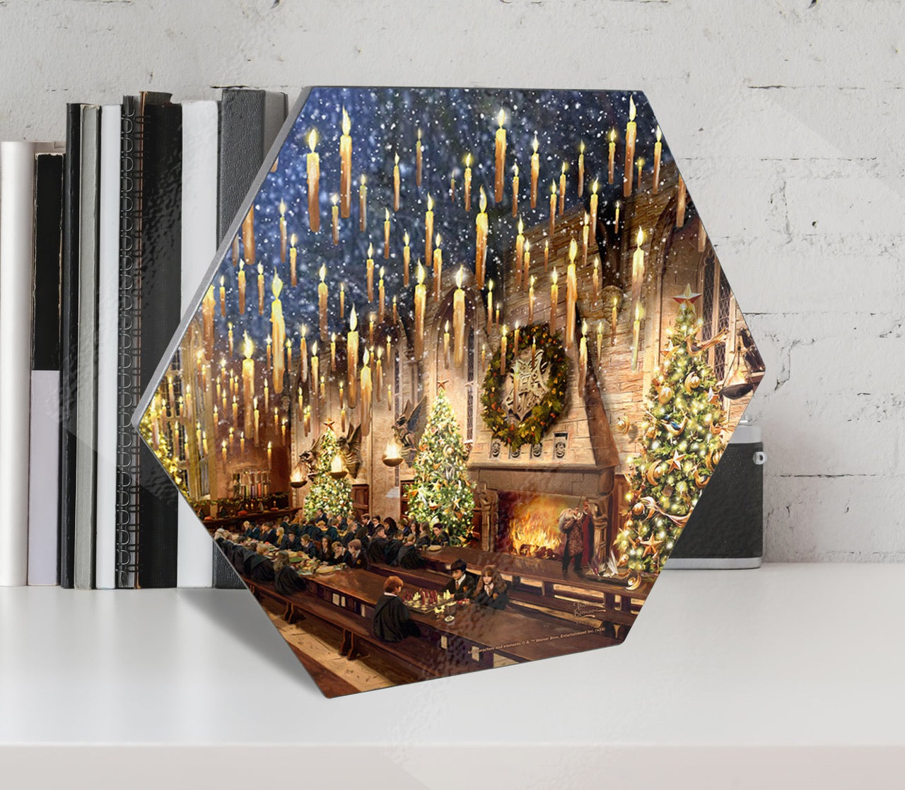 Harry Potter™ Thomas Kinkade Studios (Great Hall) KNEXAGON® Wall Art WPHEX4158