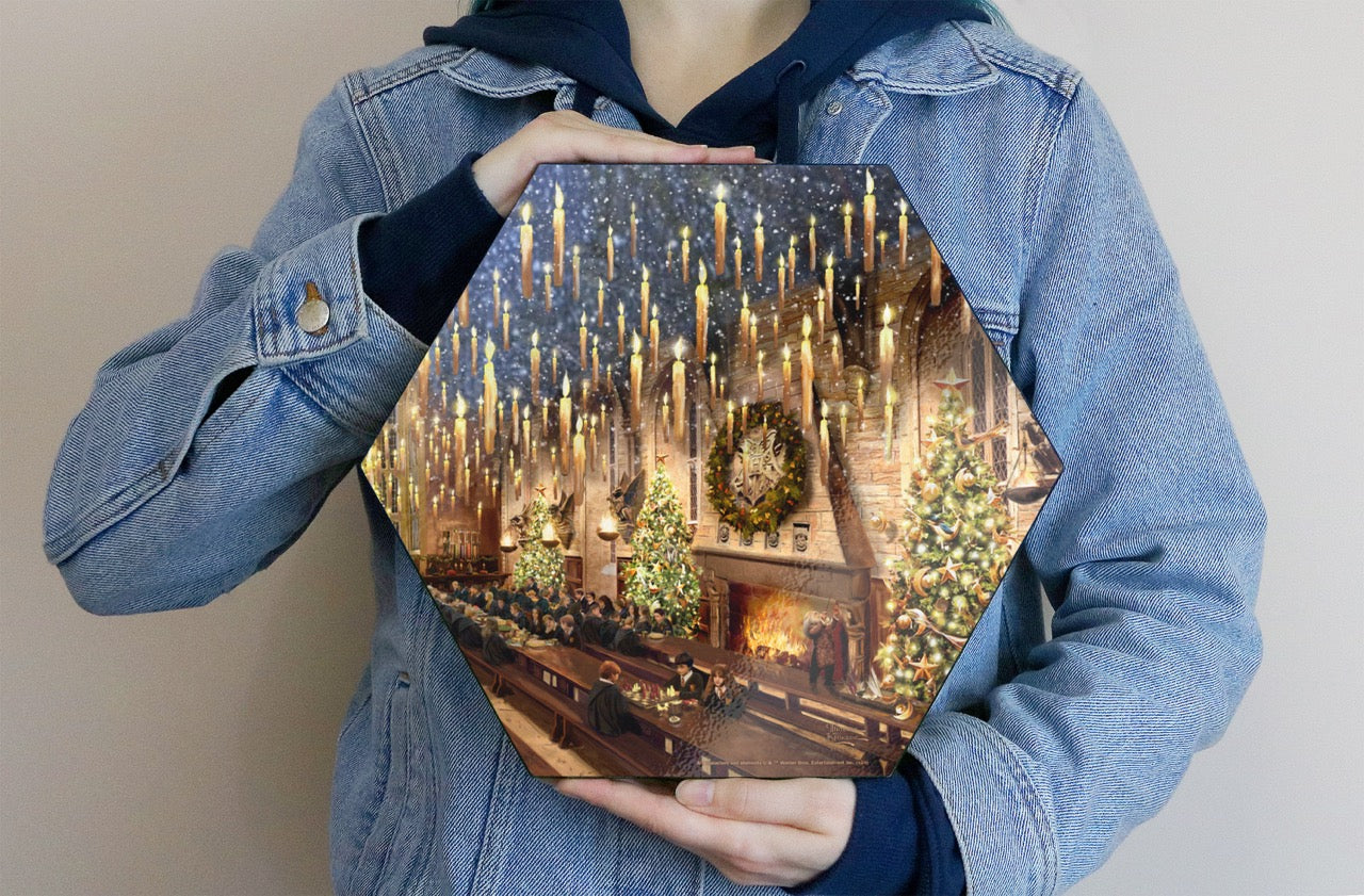 Harry Potter™ Thomas Kinkade Studios (Great Hall) KNEXAGON® Wall Art WPHEX4158