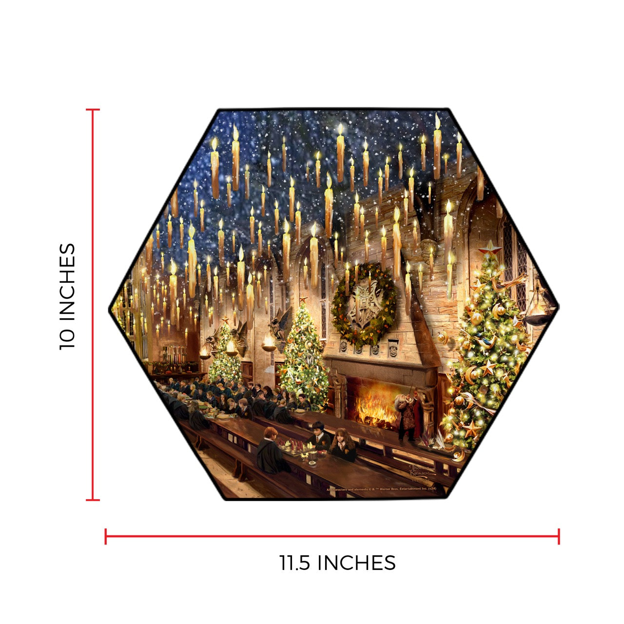 Harry Potter™ Thomas Kinkade Studios (Great Hall) KNEXAGON® Wall Art WPHEX4158