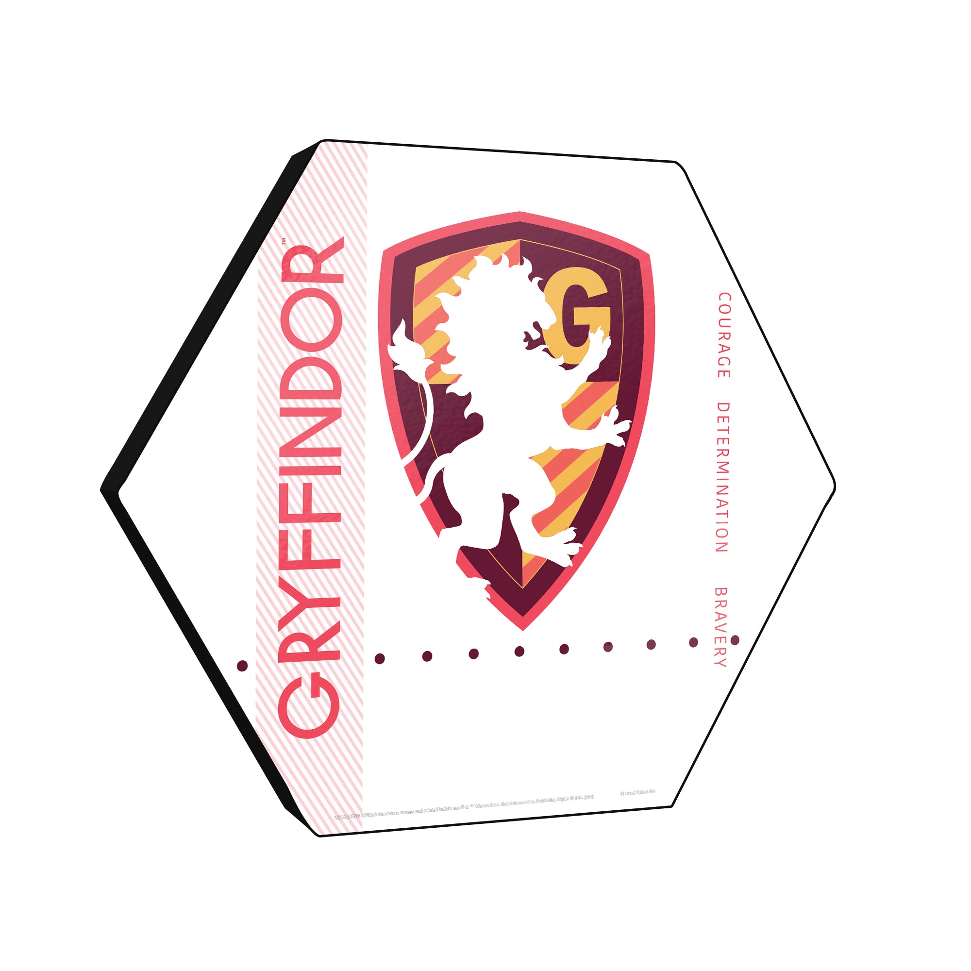 Harry Potter (Gryffindor Shield) KNEXAGON® Wood Print WPHEX4159HPSH