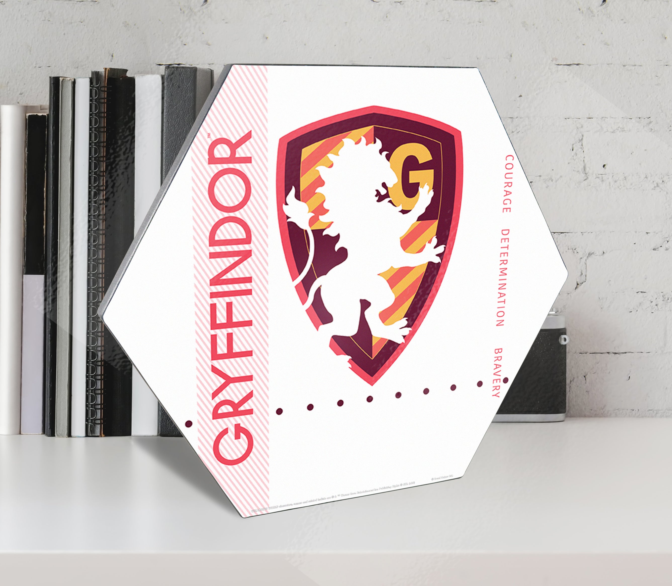 Harry Potter (Gryffindor Shield) KNEXAGON® Wood Print WPHEX4159HPSH