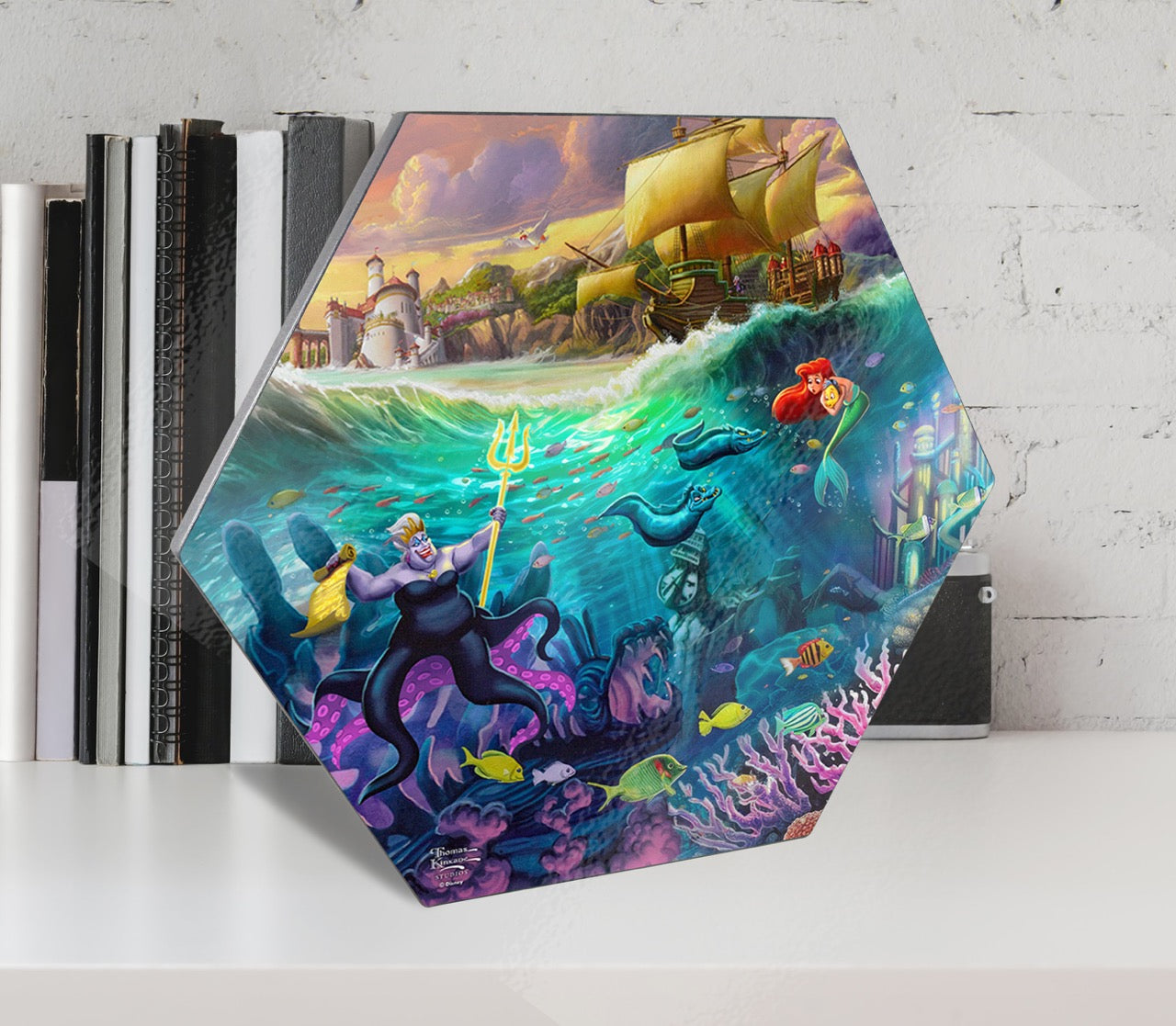 Disney (Ursula) KNEXAGON® Wood Print WPHEX4162