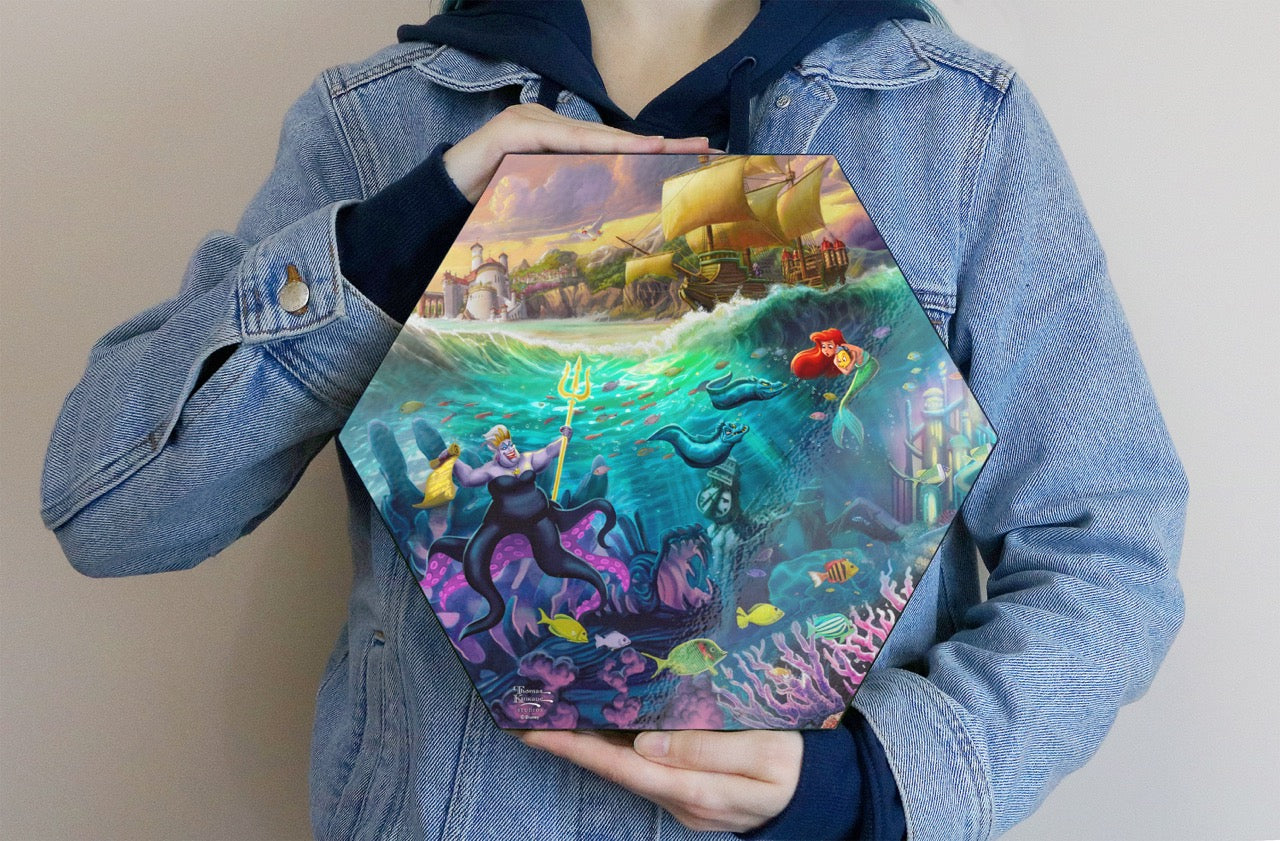 Disney (Ursula) KNEXAGON® Wood Print WPHEX4162