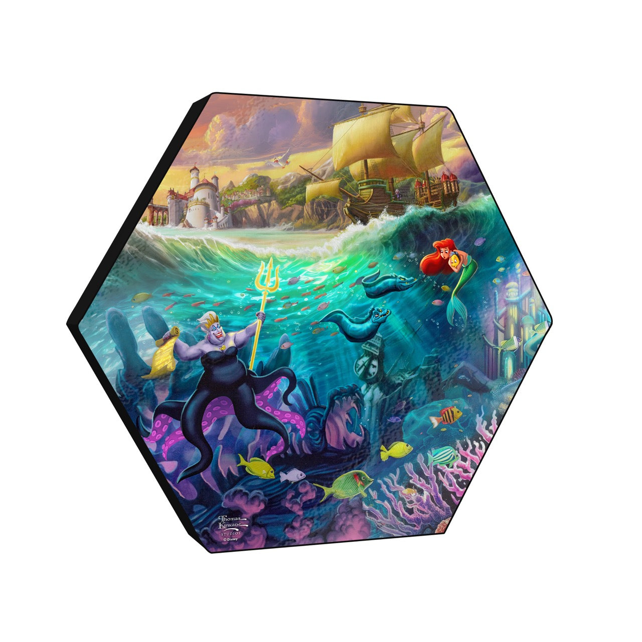 Disney (Ursula) KNEXAGON® Wood Print WPHEX4162