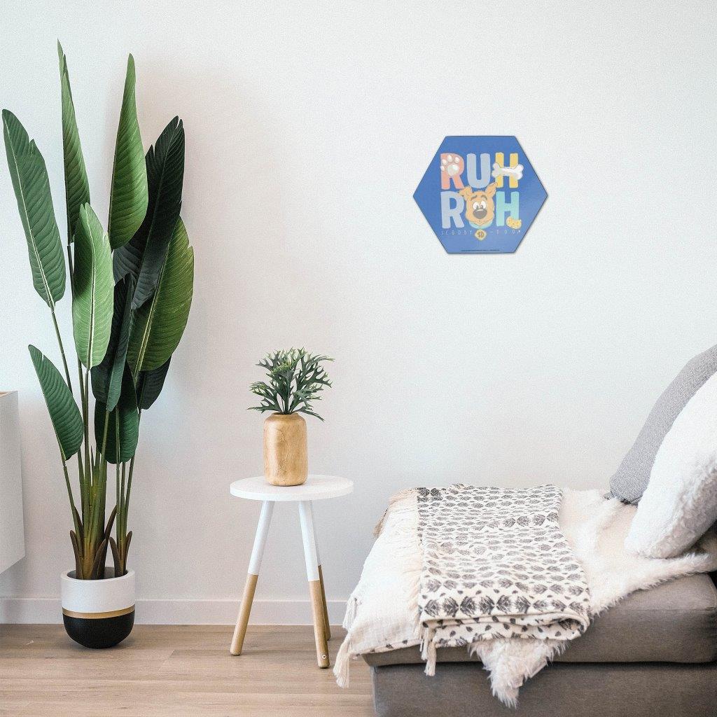 Scooby-Doo (RUH ROH) KNEXAGON® Wood Print WPHEX4828