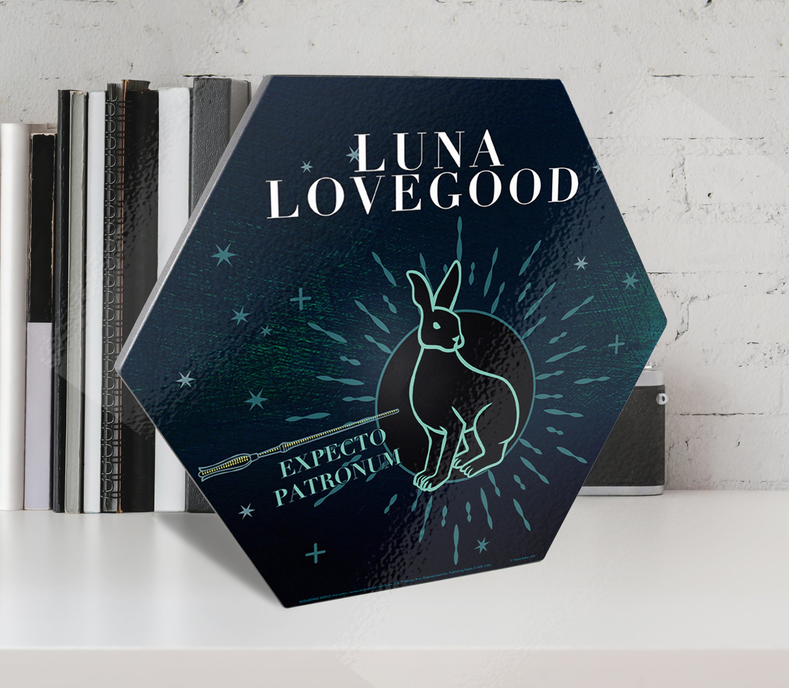 Harry Potter (Patronus - Luna Lovegood) KNEXAGON® Wood Print WPHEX5293HPAR