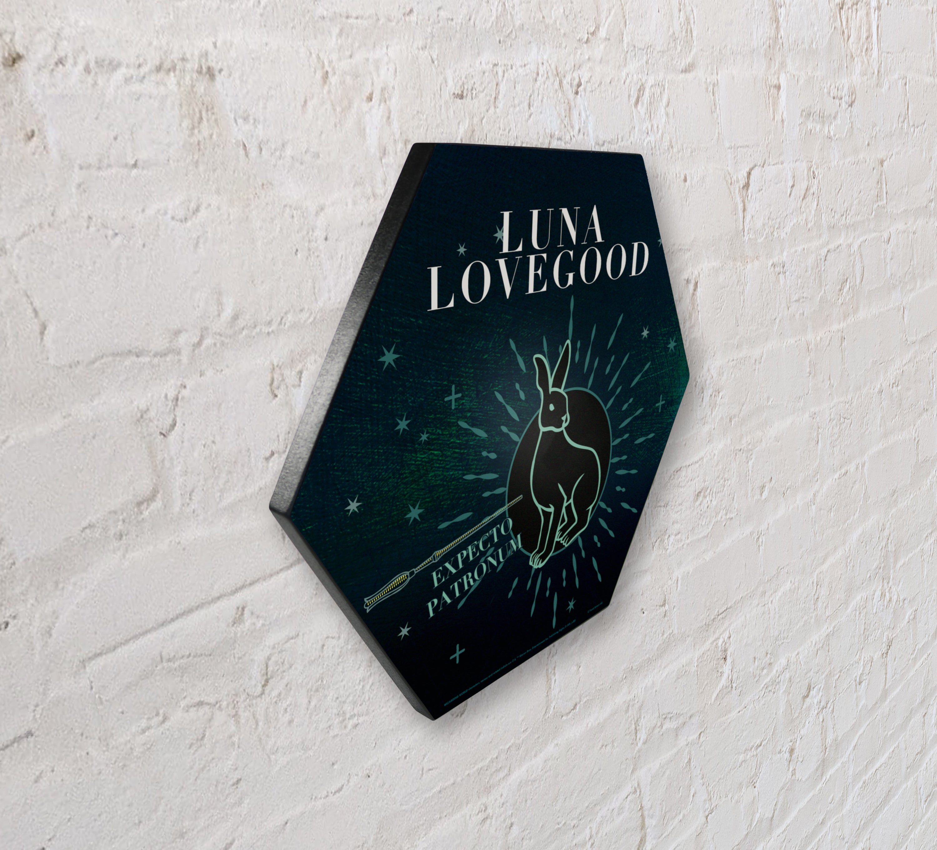 Harry Potter (Patronus - Luna Lovegood) KNEXAGON® Wood Print WPHEX5293HPAR