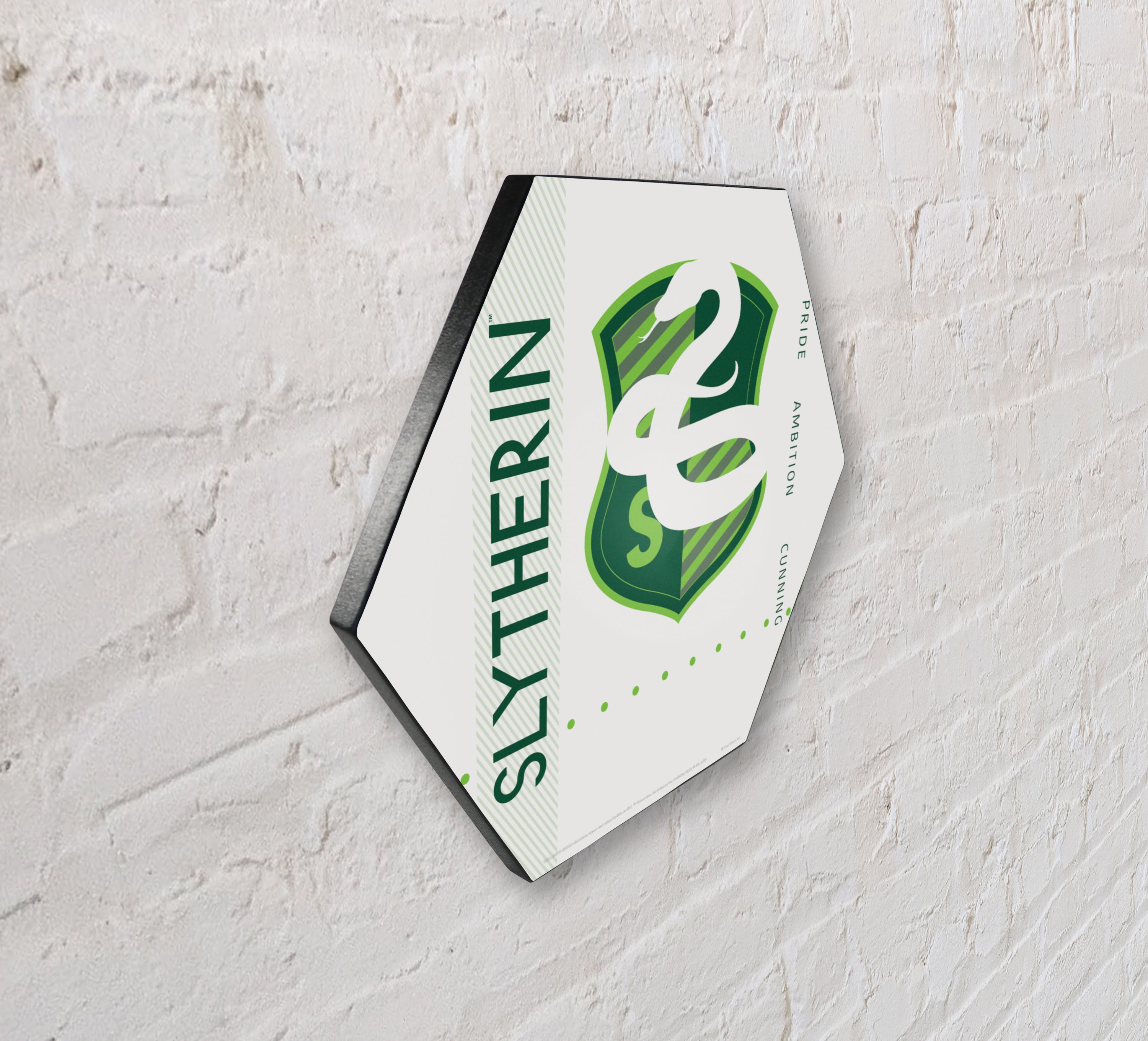 Harry Potter (Slytherin Shield) KNEXAGON® Wood Print WPHEX5295HPSH