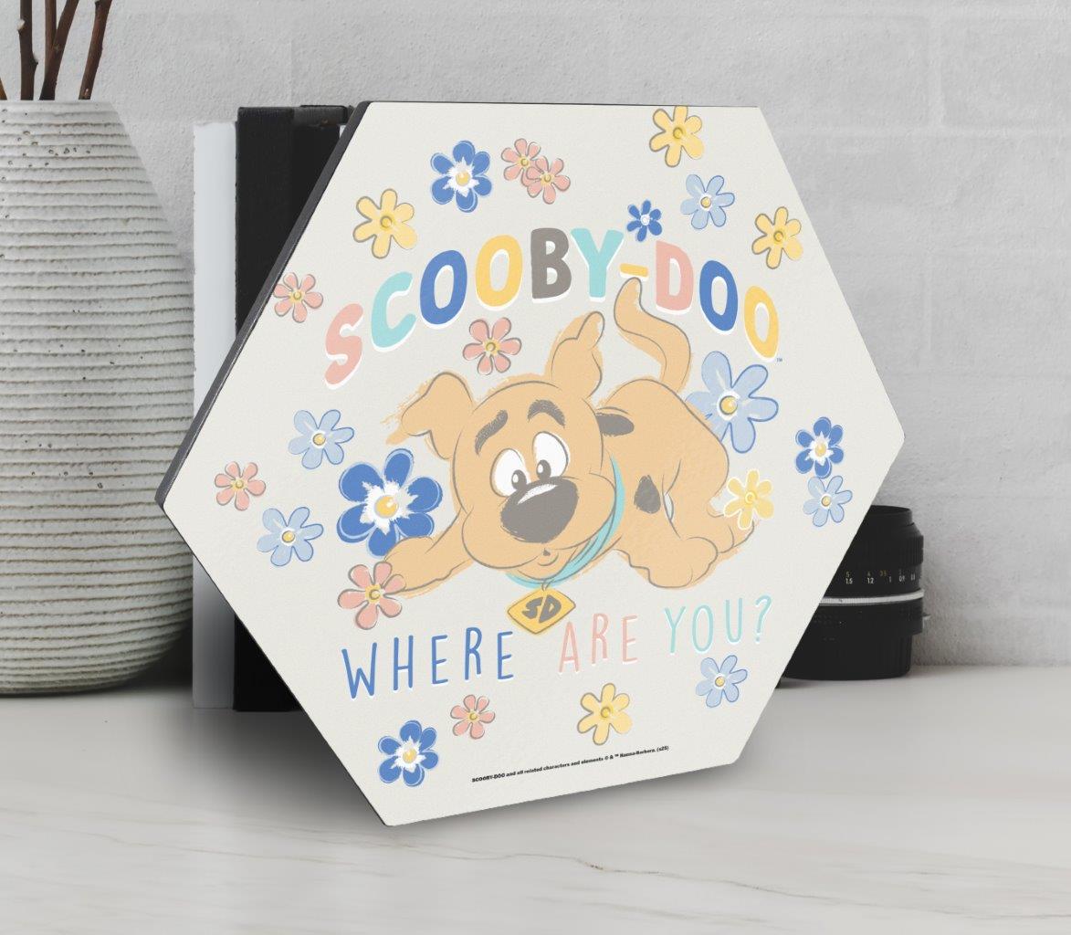 Scooby-Doo (Where Are You) KNEXAGON® Wood Print WPHEX5311