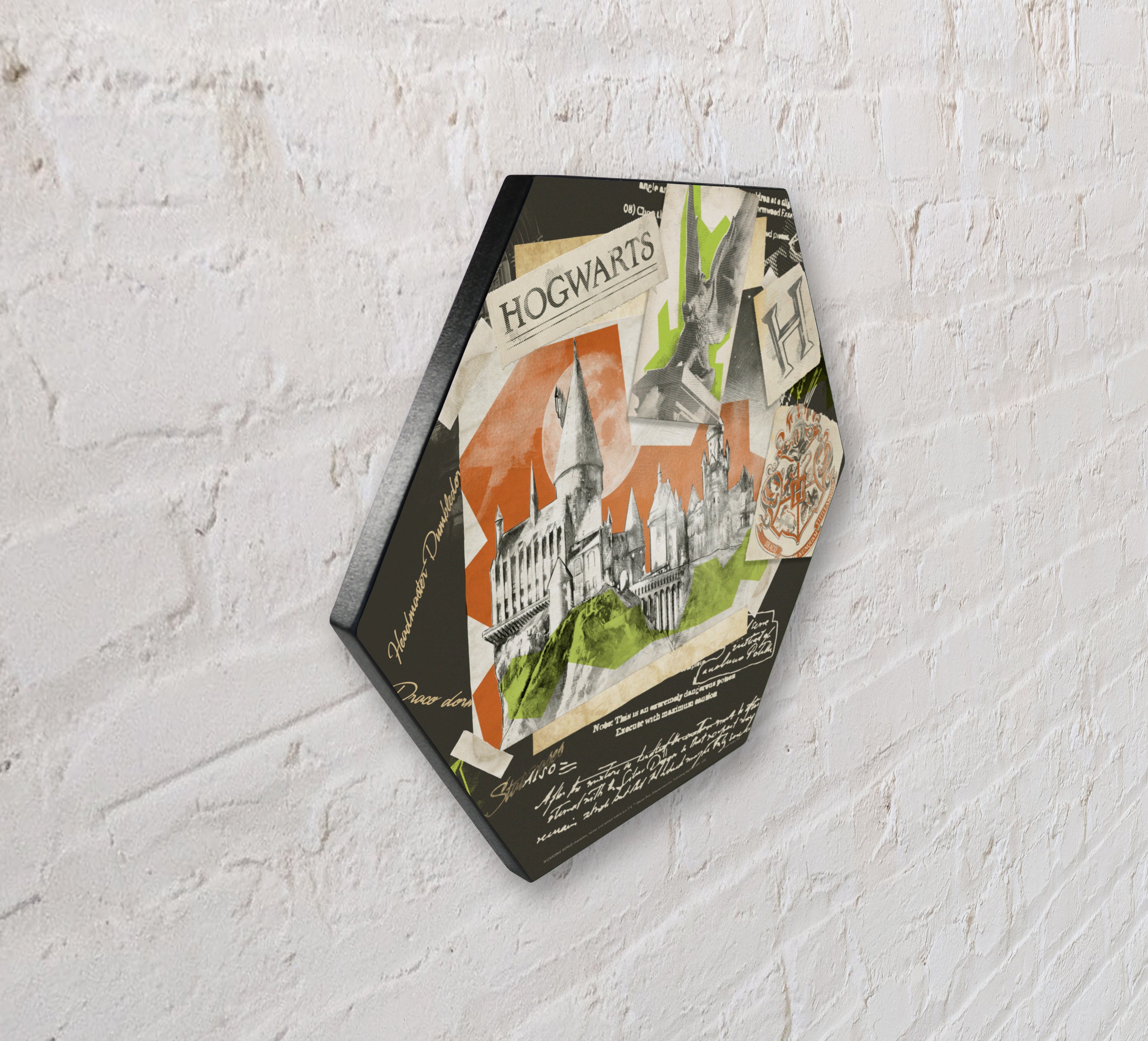 Harry Potter (Hogwarts Collage) KNEXAGON® Wood Print WPHEX5961HPPL