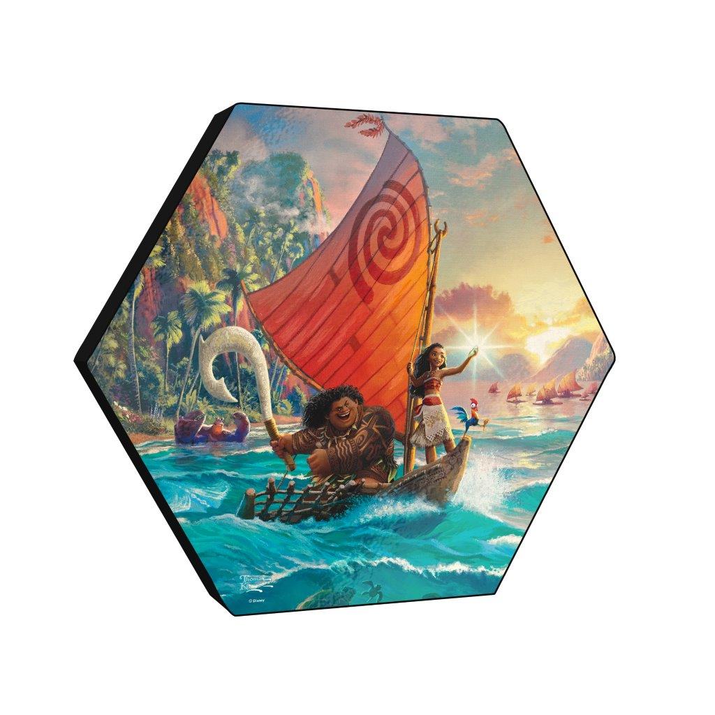 Disney (Moana) KNEXAGON® Wood Print WPHEX6000