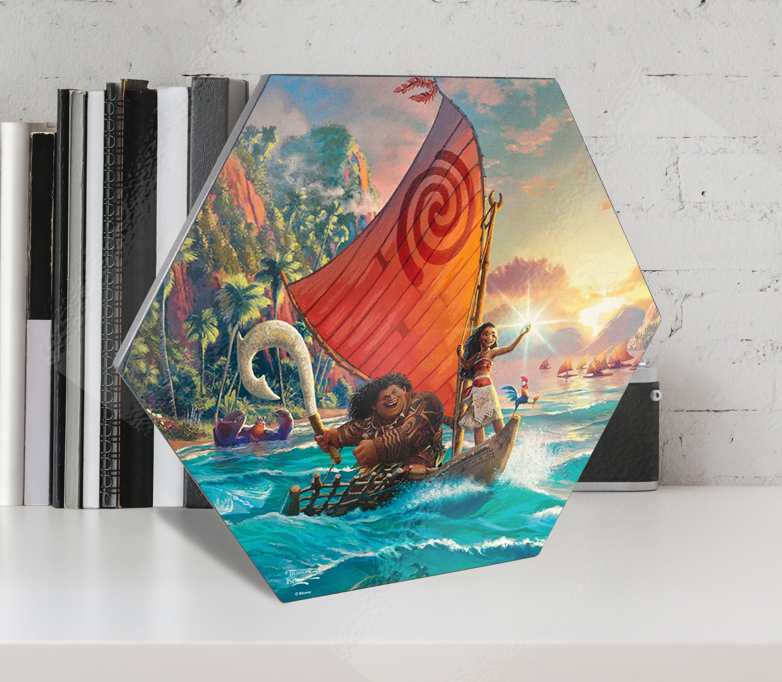 Disney (Moana) KNEXAGON® Wood Print WPHEX6000