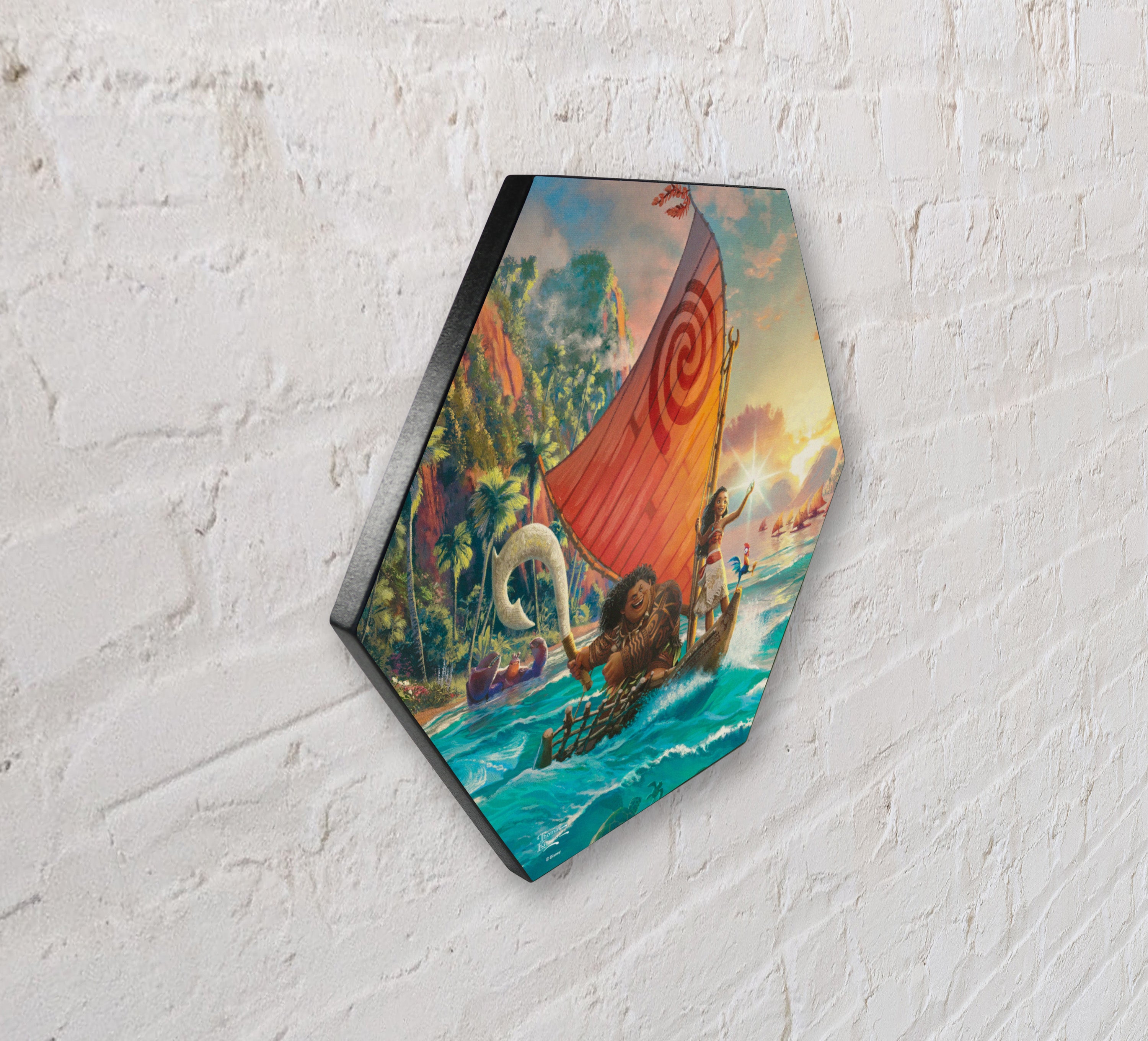 Disney (Moana) KNEXAGON® Wood Print WPHEX6000