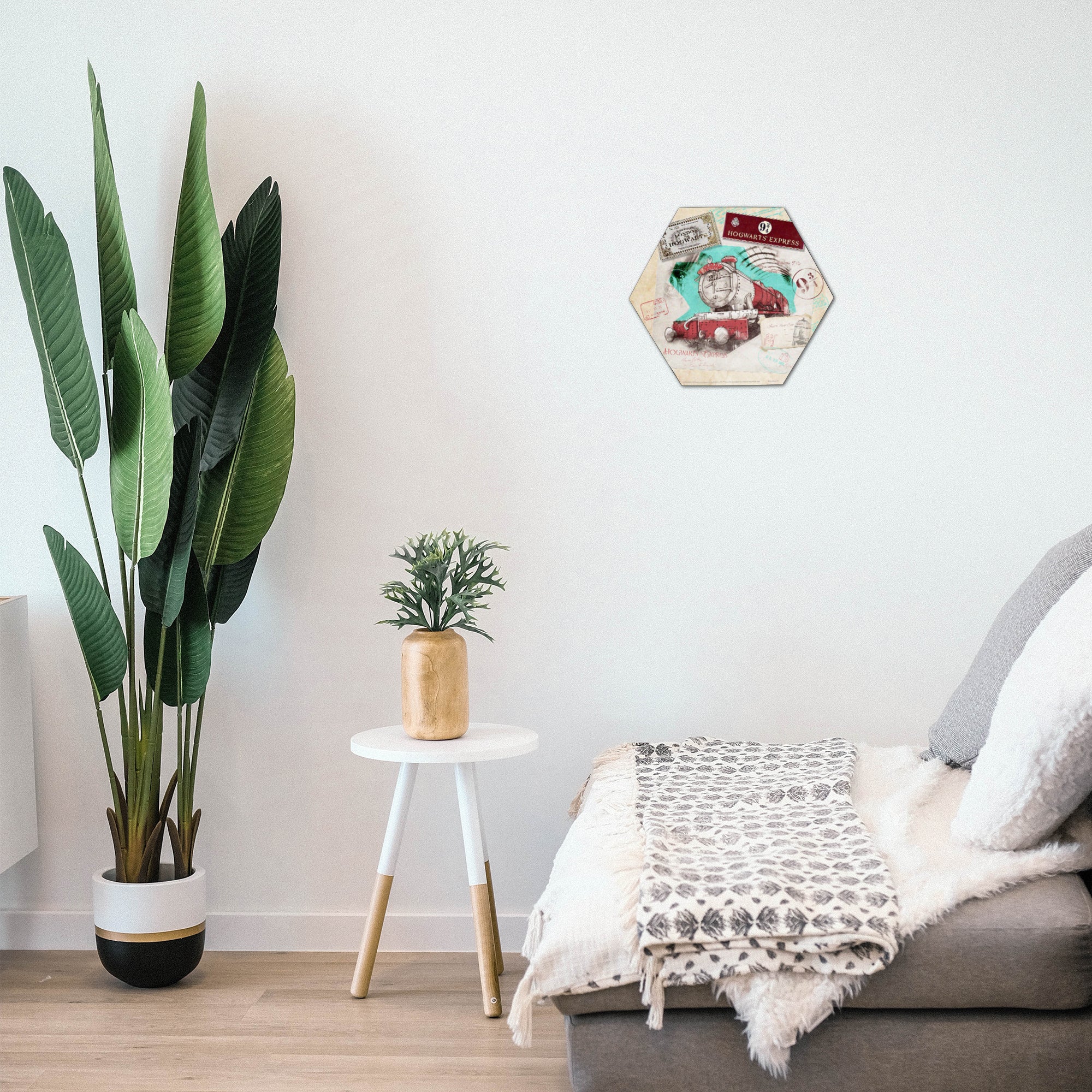 Harry Potter (Hogwarts Express) KNEXAGON® Wood Print WPHEX6070HPPL