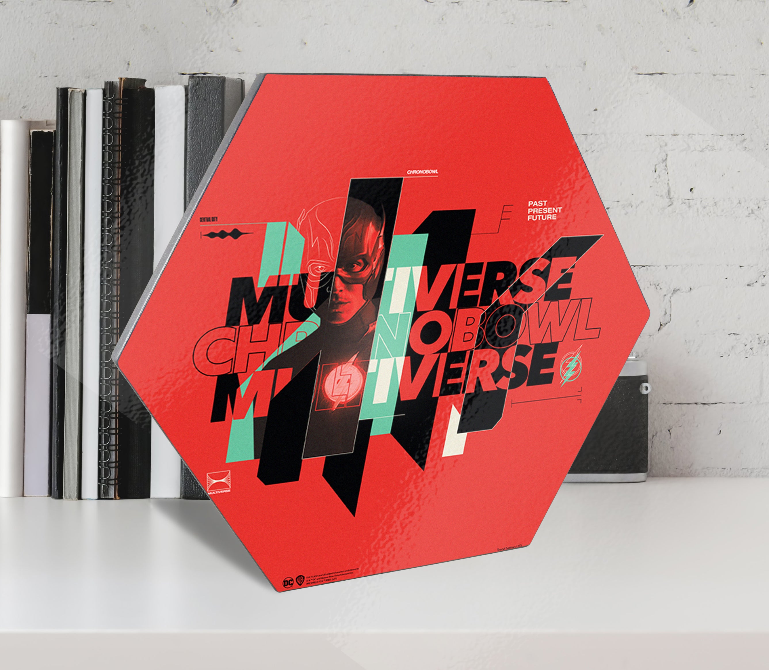 The Flash (Multiverse) KNEXAGON® Wood Print WPHEX6206