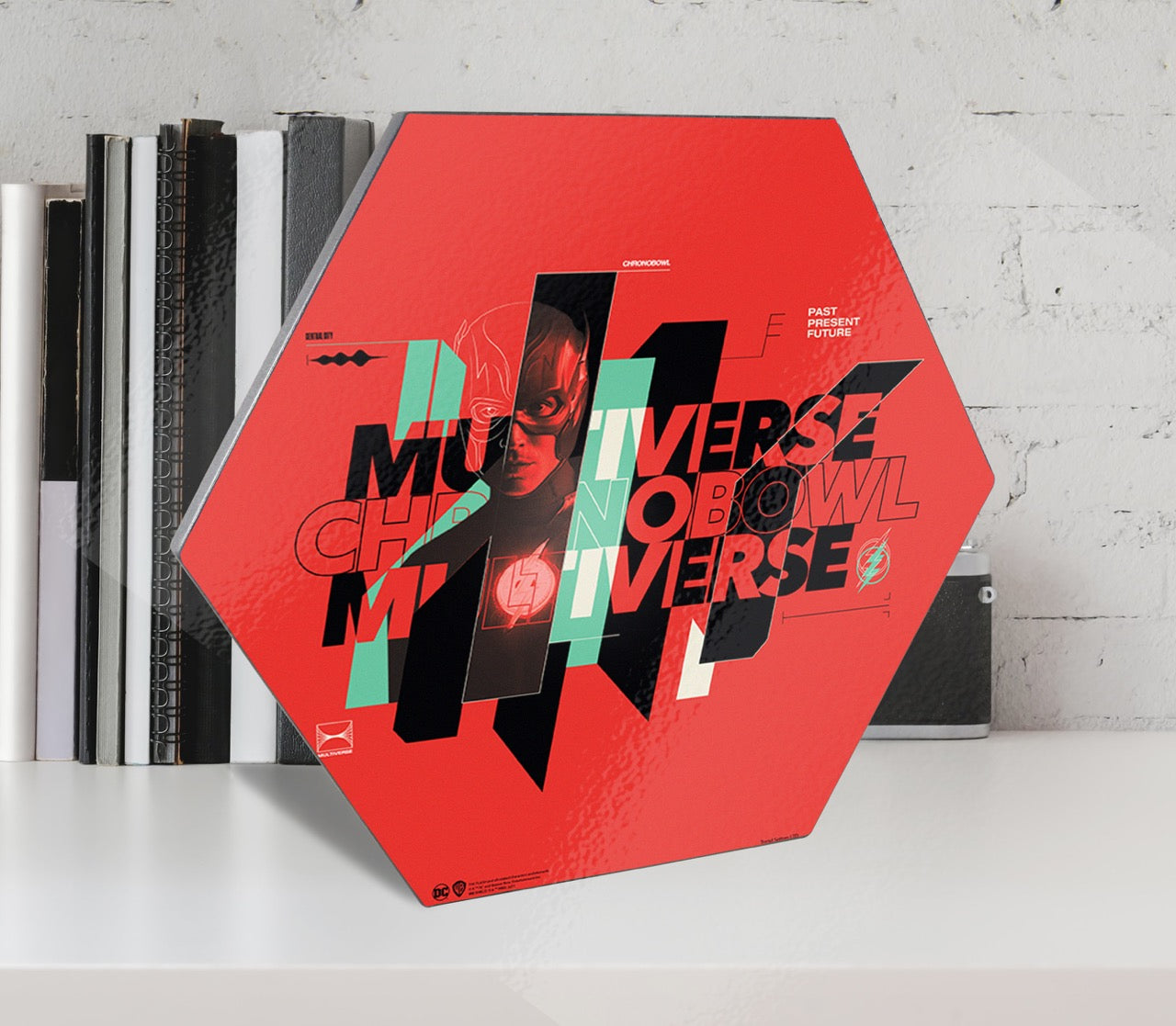 The Flash (Multiverse) KNEXAGON® Wood Print WPHEX6206