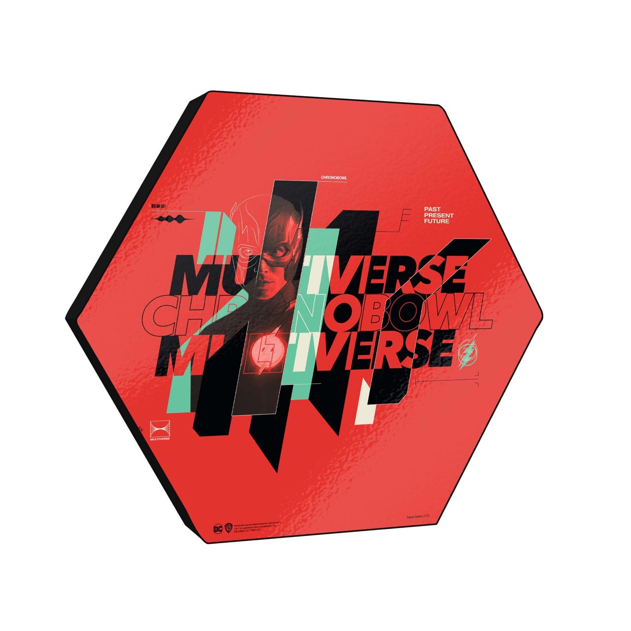 The Flash (Multiverse) KNEXAGON® Wood Print WPHEX6206