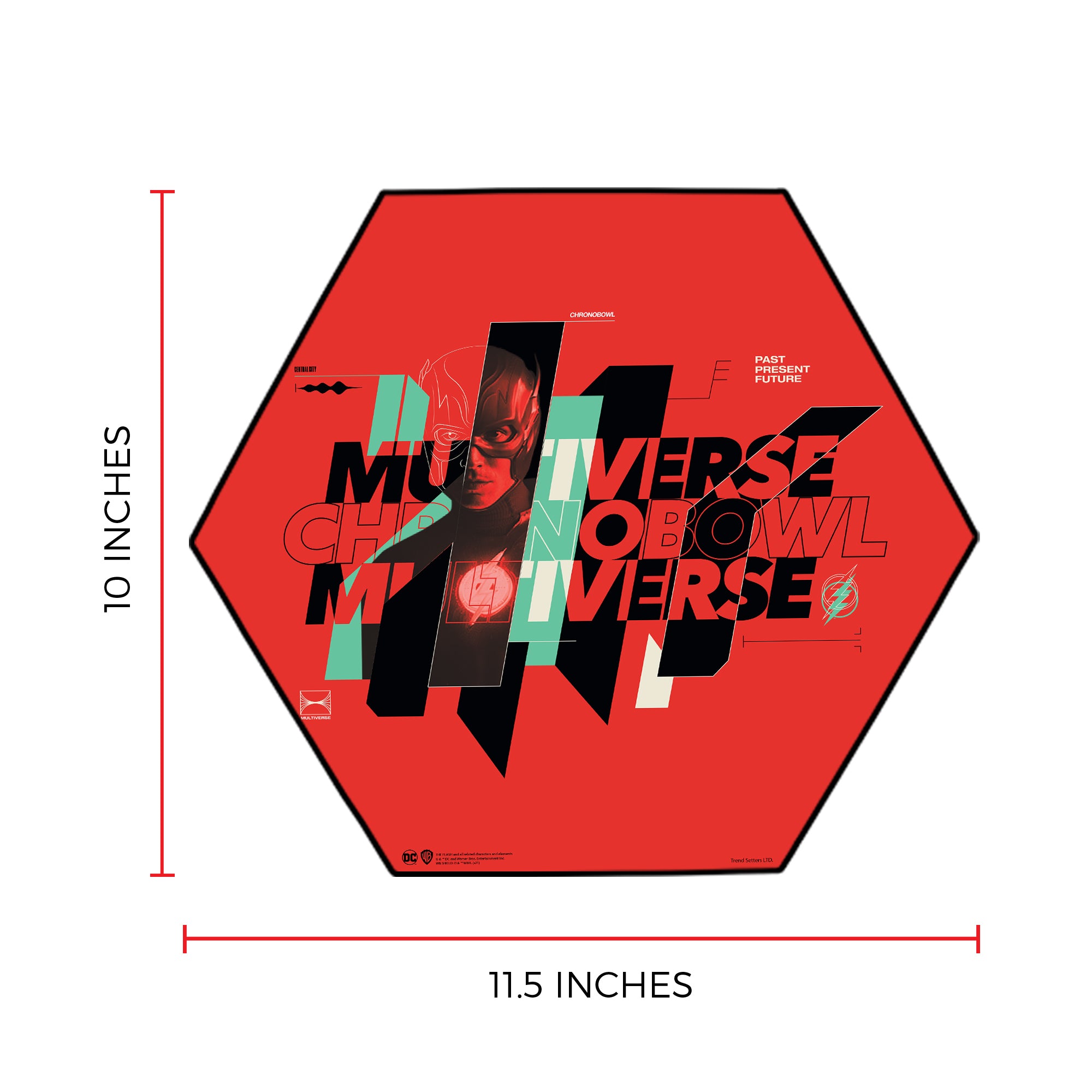 The Flash (Multiverse) KNEXAGON® Wood Print WPHEX6206